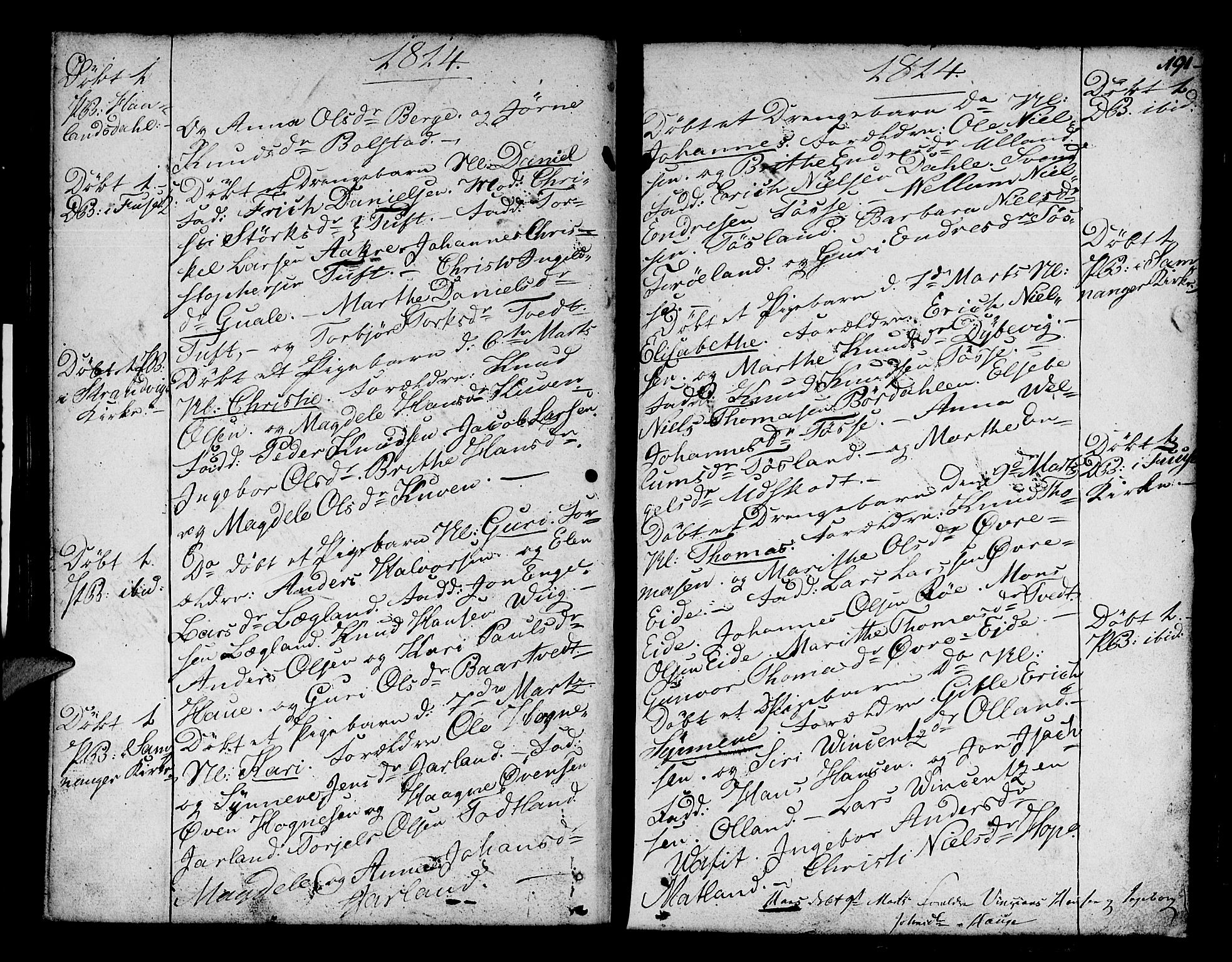 Os sokneprestembete, SAB/A-99929: Parish register (official) no. A 11, 1789-1815, p. 191