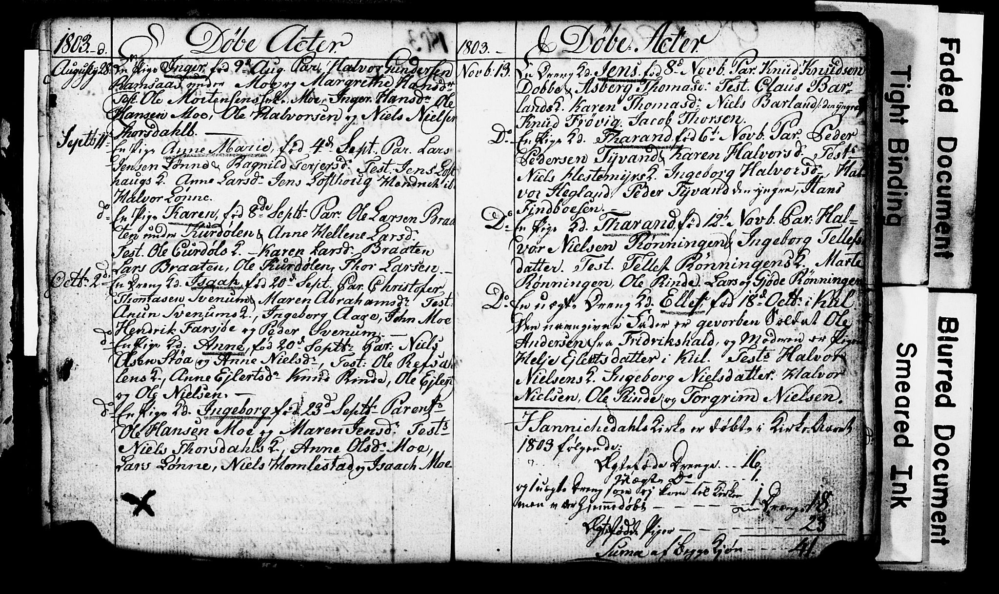 Sannidal kirkebøker, SAKO/A-296/G/Ga/L0001: Parish register (copy) no. 1, 1782-1816