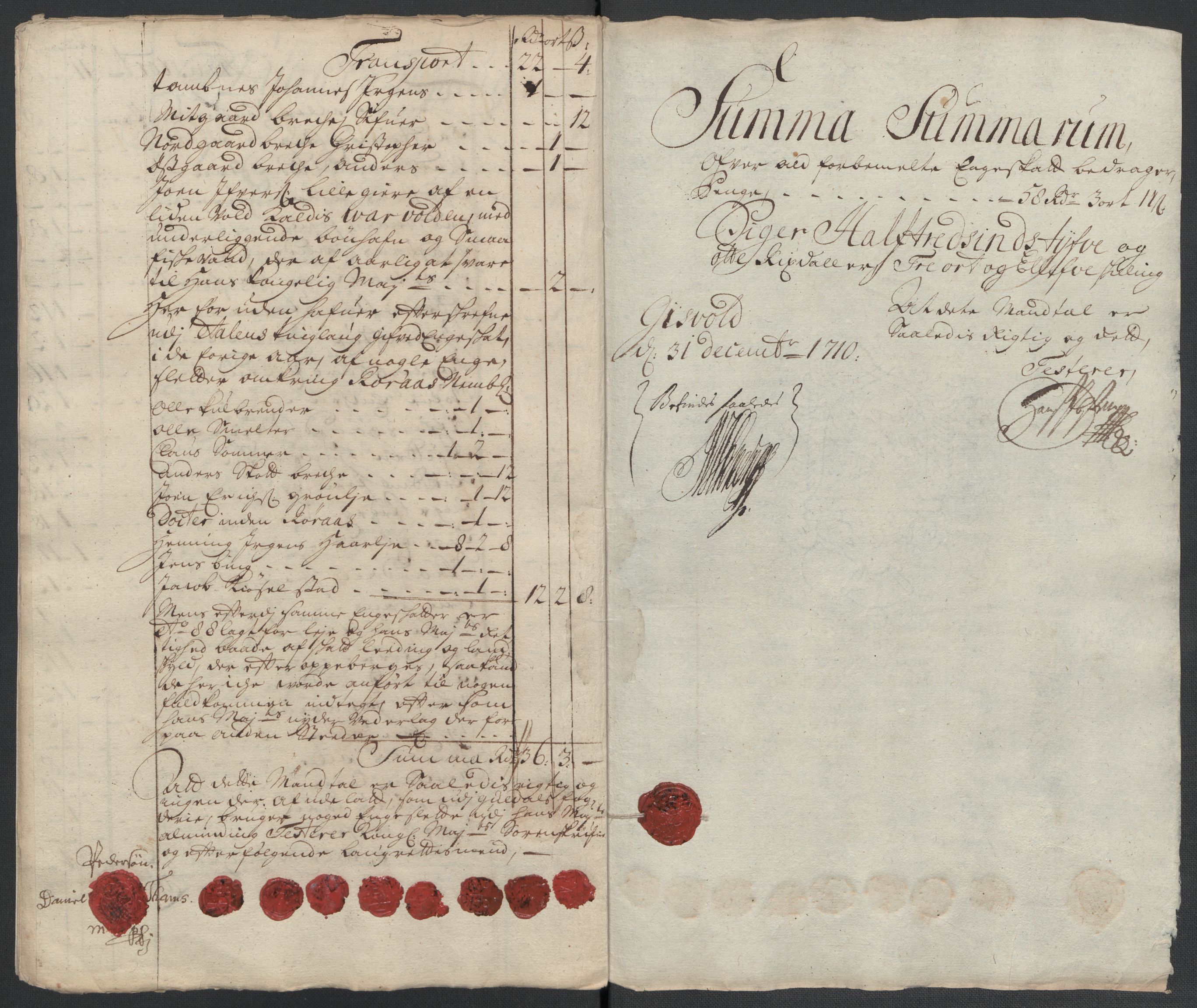 Rentekammeret inntil 1814, Reviderte regnskaper, Fogderegnskap, RA/EA-4092/R60/L3961: Fogderegnskap Orkdal og Gauldal, 1711, p. 360