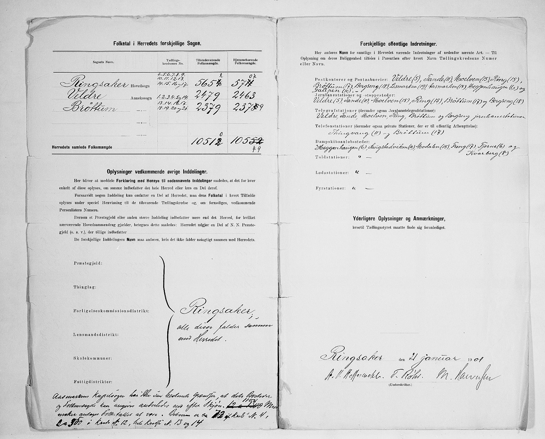 SAH, 1900 census for Ringsaker, 1900, p. 3