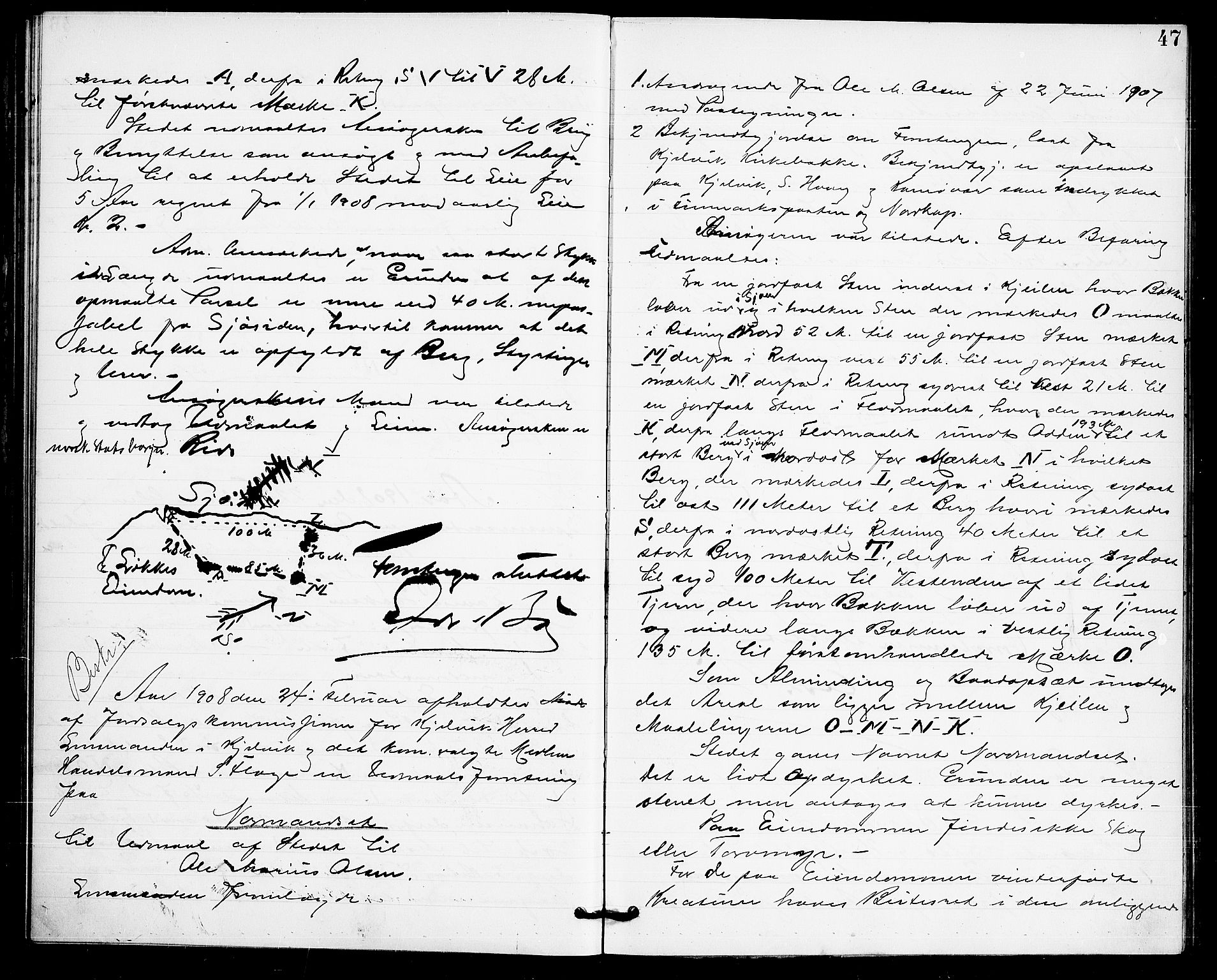 Lensmannen i Kjelvik (hos Finnmarkseiendommen)*, FIEI/-, 1897-1910, p. 46b-47a