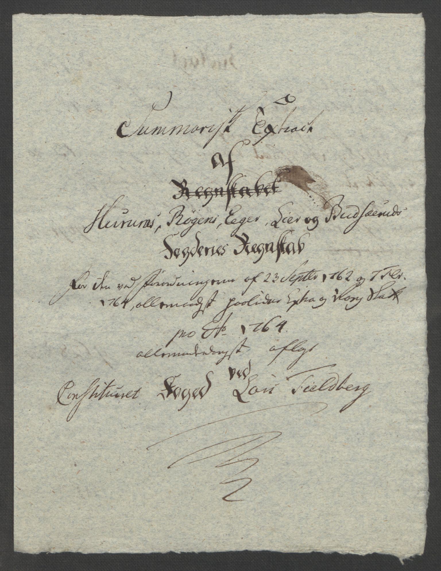 Rentekammeret inntil 1814, Reviderte regnskaper, Fogderegnskap, AV/RA-EA-4092/R31/L1833: Ekstraskatten Hurum, Røyken, Eiker, Lier og Buskerud, 1762-1764, p. 160