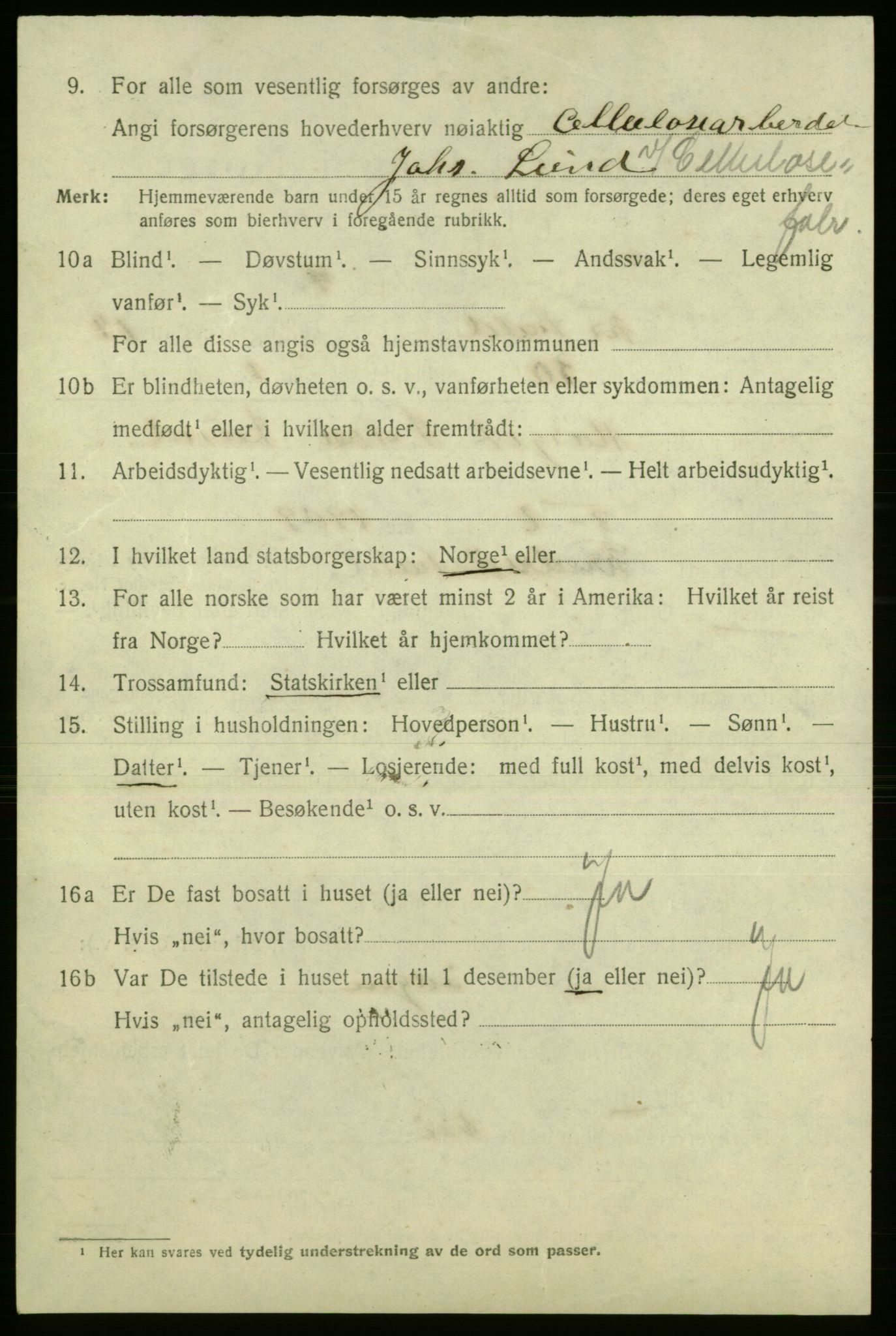 SAO, 1920 census for Fredrikshald, 1920, p. 28989