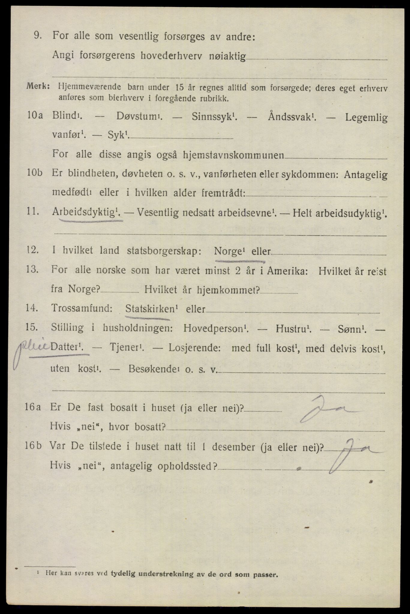 SAO, 1920 census for Gjerdrum, 1920, p. 3635