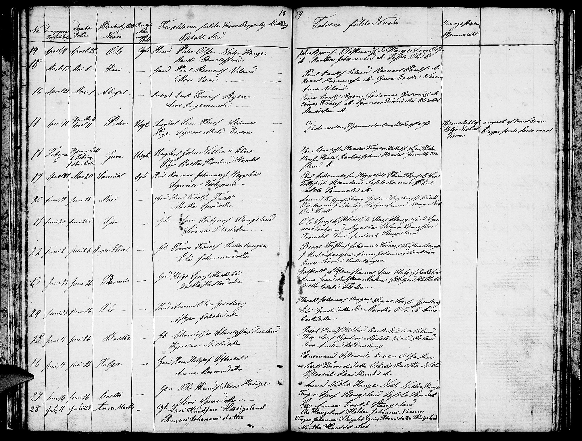 Ølen Sokneprestembete, AV/SAB-A-79201/H/Hab: Parish register (copy) no. A 1, 1851-1863, p. 38