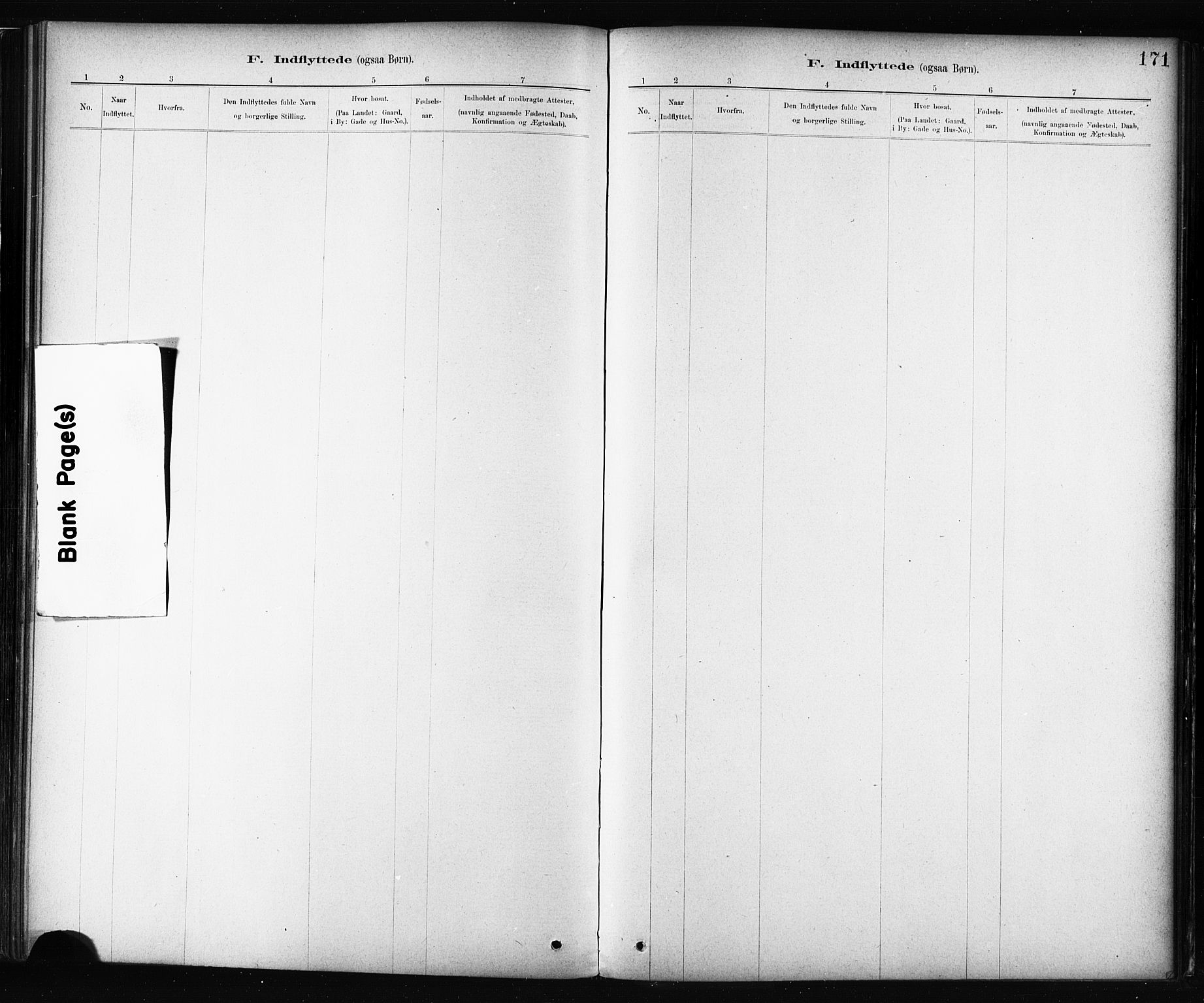 Ministerialprotokoller, klokkerbøker og fødselsregistre - Sør-Trøndelag, AV/SAT-A-1456/687/L1002: Parish register (official) no. 687A08, 1878-1890, p. 171