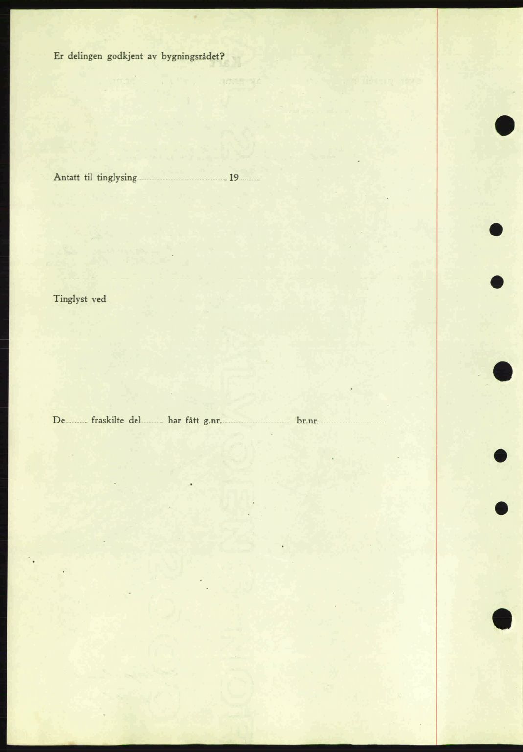 Nordre Sunnmøre sorenskriveri, AV/SAT-A-0006/1/2/2C/2Ca: Mortgage book no. A9, 1940-1940, Diary no: : 1330/1940