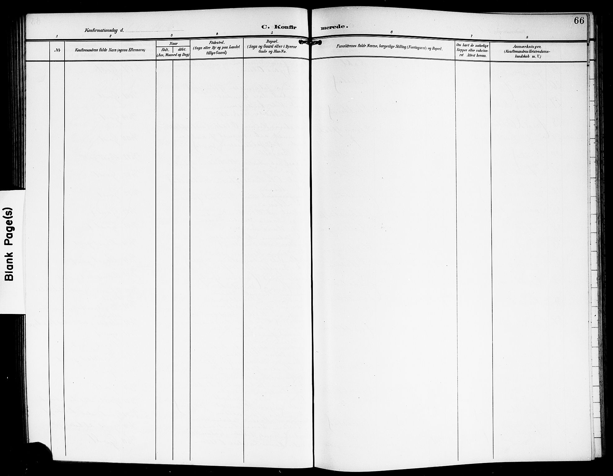 Vestby prestekontor Kirkebøker, SAO/A-10893/G/Ga/L0002: Parish register (copy) no. I 2, 1903-1916, p. 66