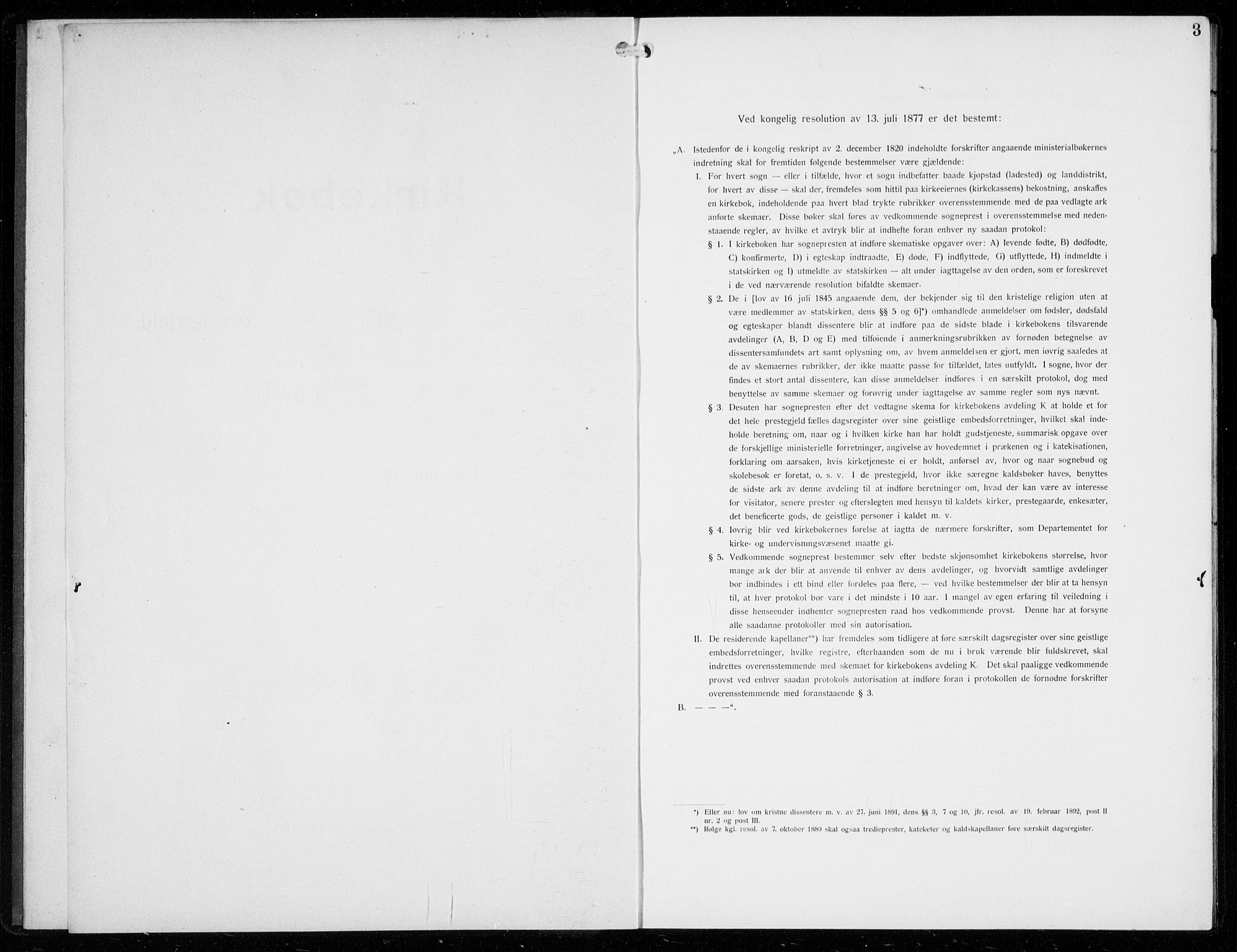 Voss sokneprestembete, SAB/A-79001/H/Hab: Parish register (copy) no. F  2, 1913-1932, p. 3