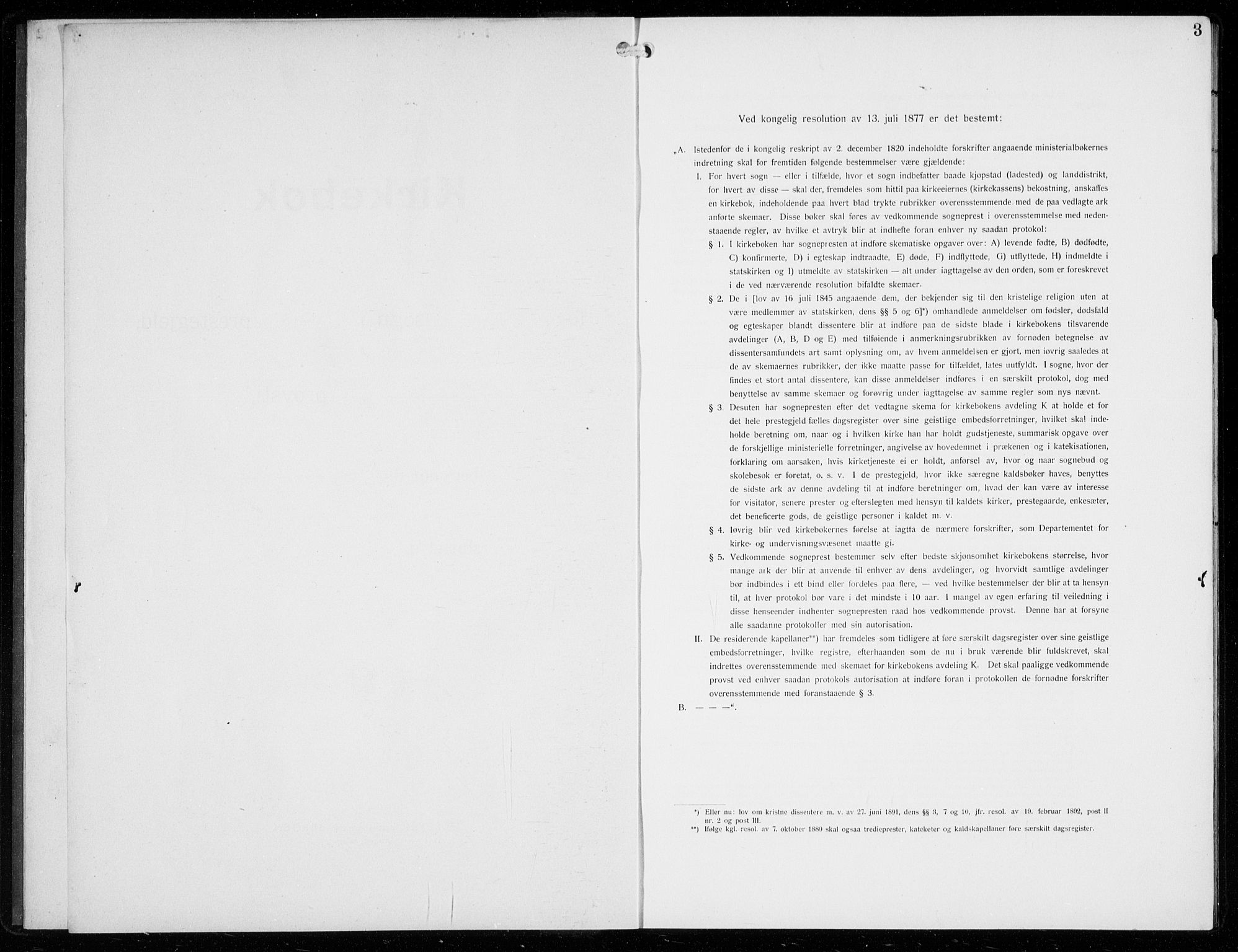 Voss sokneprestembete, AV/SAB-A-79001/H/Hab: Parish register (copy) no. F  2, 1913-1932, p. 3