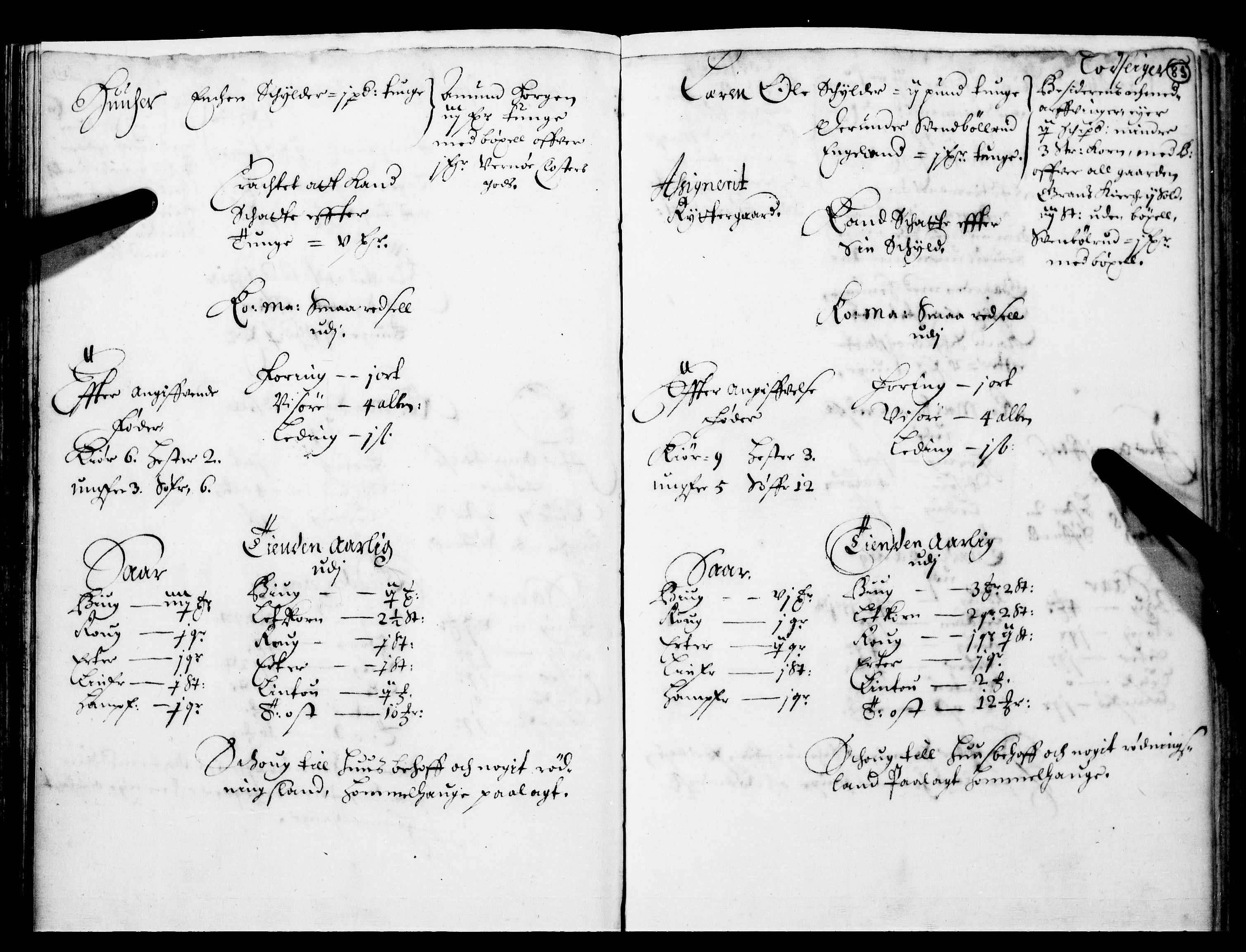 Rentekammeret inntil 1814, Realistisk ordnet avdeling, AV/RA-EA-4070/N/Nb/Nba/L0016: Hadeland og Valdres fogderi, 1. del, 1667, p. 84b-85a