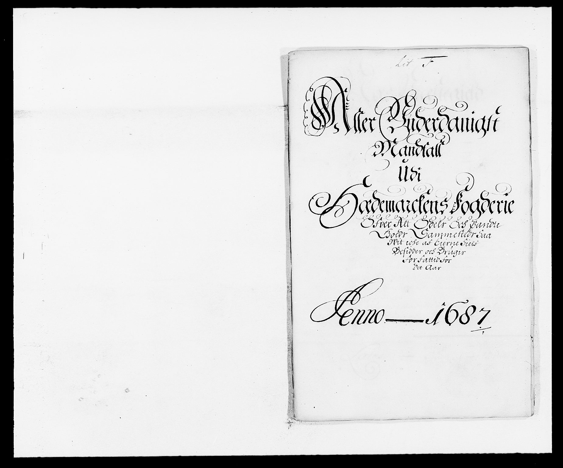 Rentekammeret inntil 1814, Reviderte regnskaper, Fogderegnskap, RA/EA-4092/R16/L1028: Fogderegnskap Hedmark, 1687, p. 81