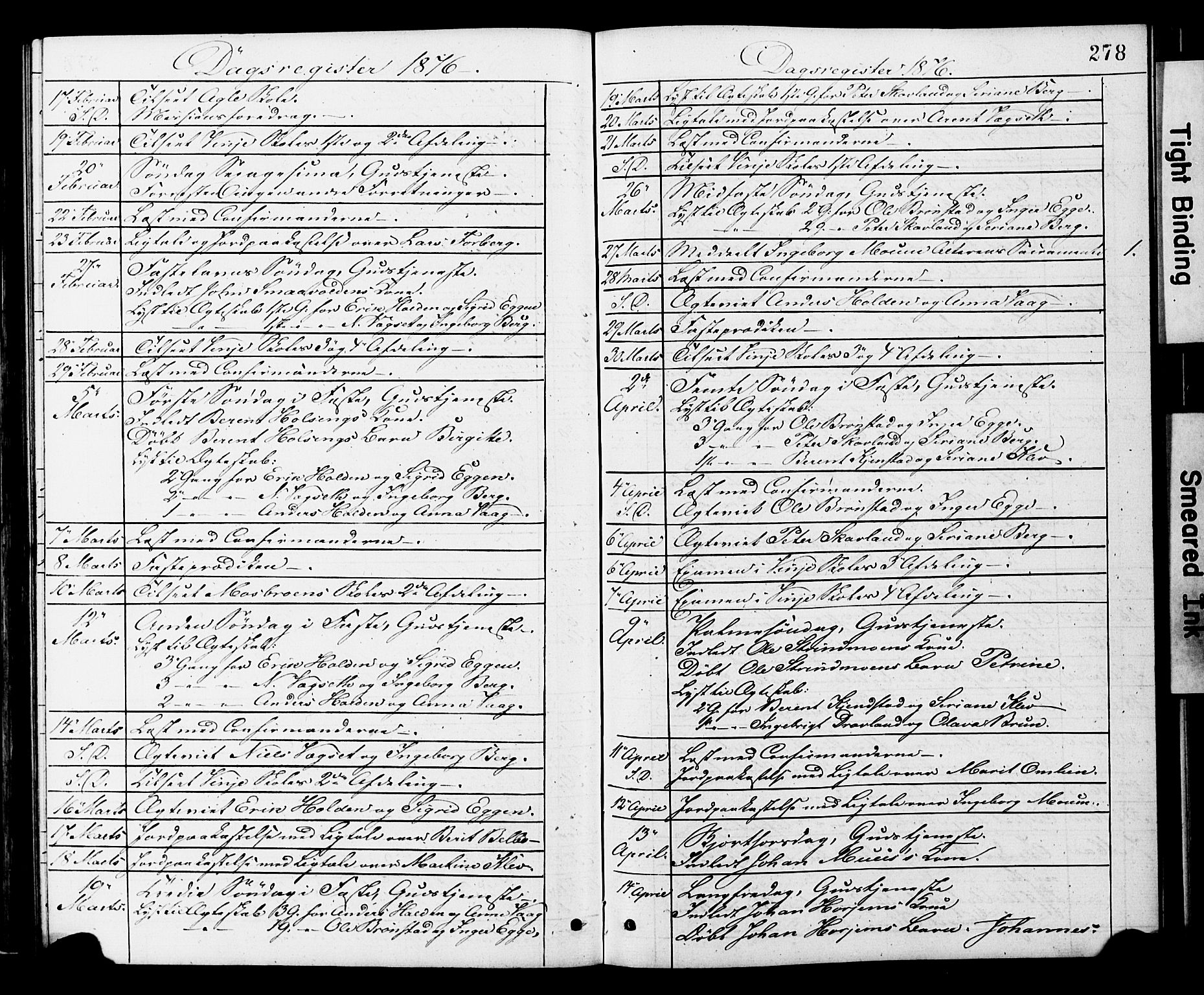 Ministerialprotokoller, klokkerbøker og fødselsregistre - Nord-Trøndelag, SAT/A-1458/749/L0473: Parish register (official) no. 749A07, 1873-1887, p. 278
