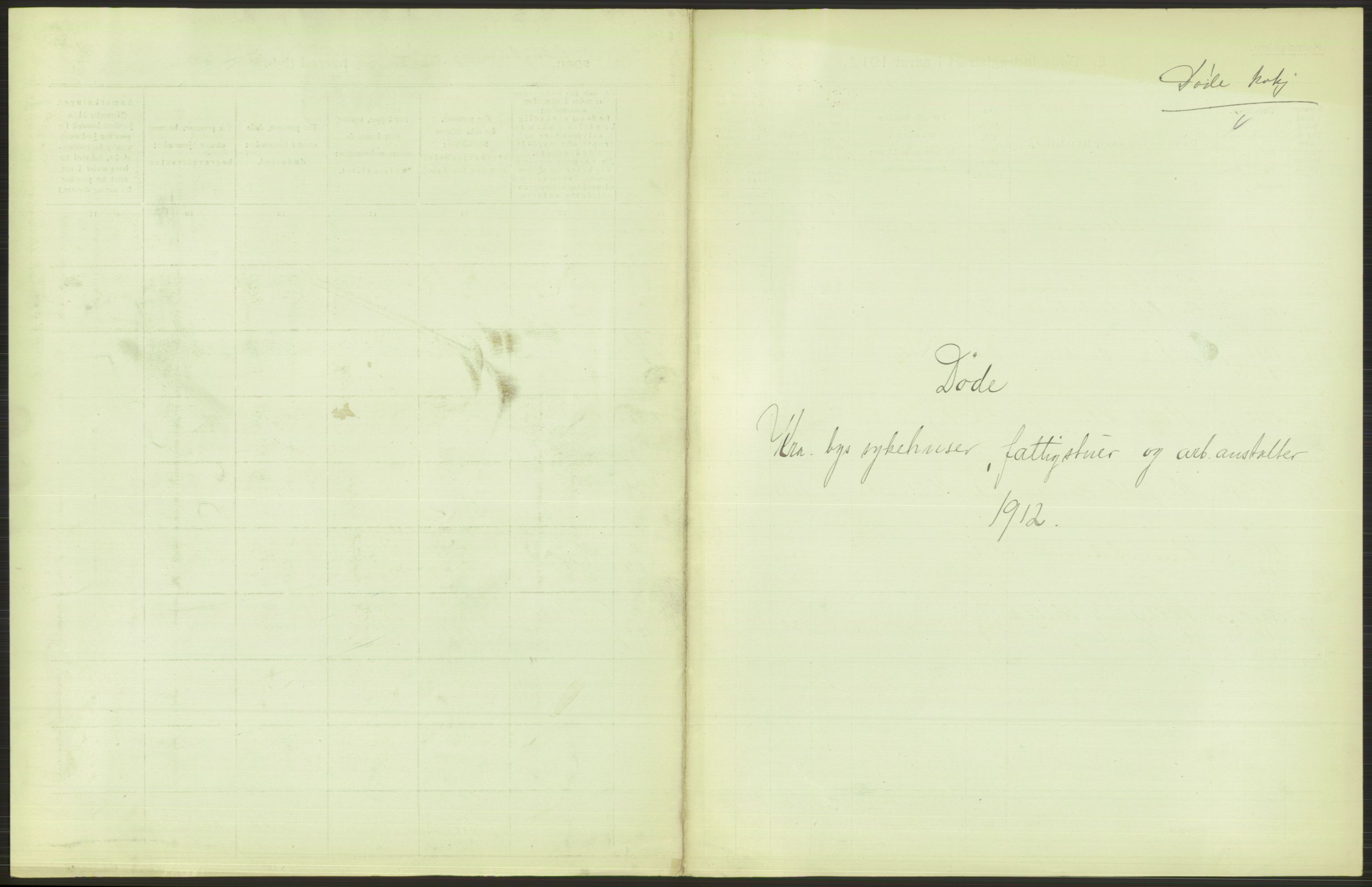 Statistisk sentralbyrå, Sosiodemografiske emner, Befolkning, AV/RA-S-2228/D/Df/Dfb/Dfbb/L0010: Kristiania: Døde, dødfødte, 1912, p. 479