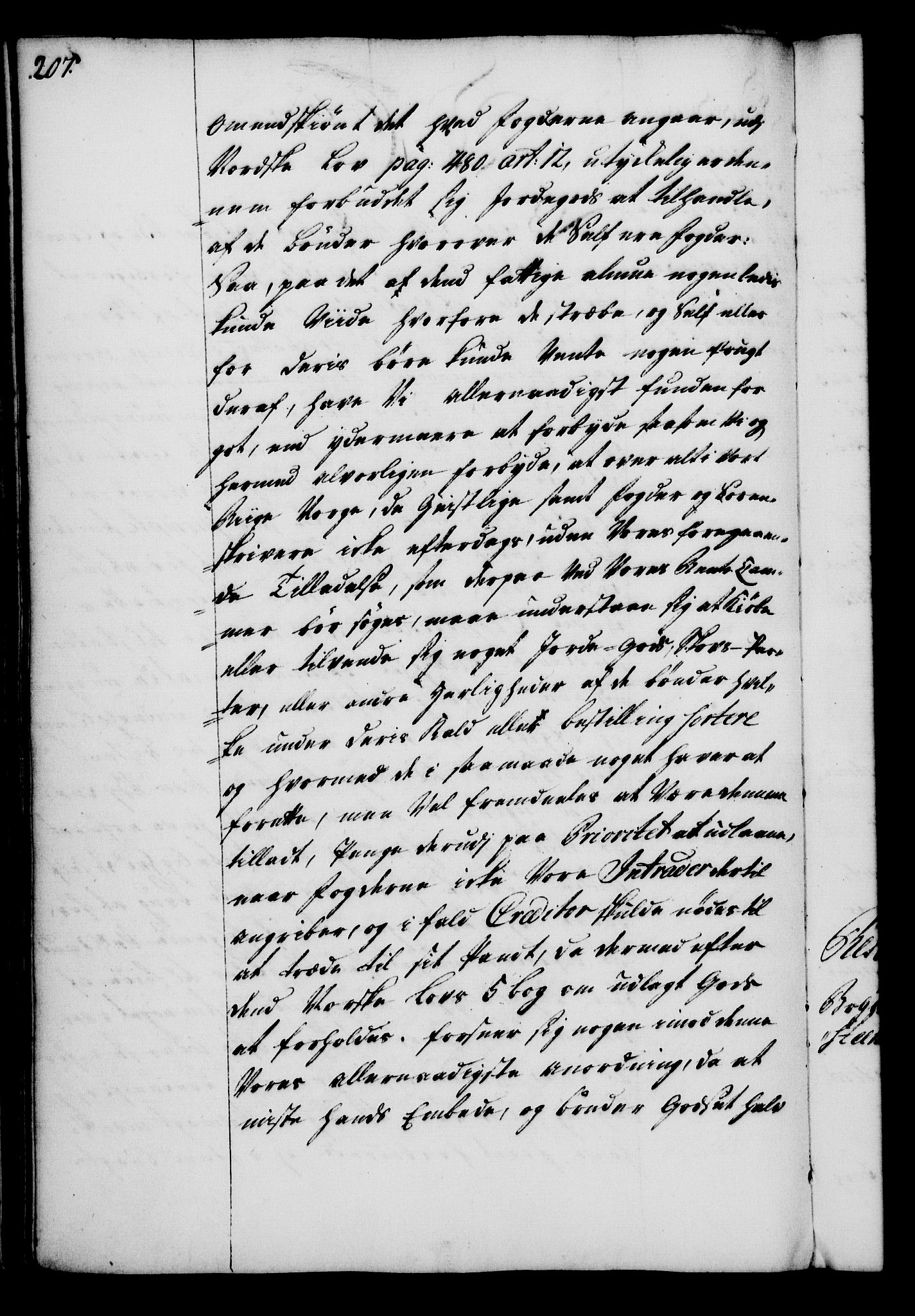 Rentekammeret, Kammerkanselliet, RA/EA-3111/G/Gg/Gga/L0005: Norsk ekspedisjonsprotokoll med register (merket RK 53.5), 1741-1749, p. 207