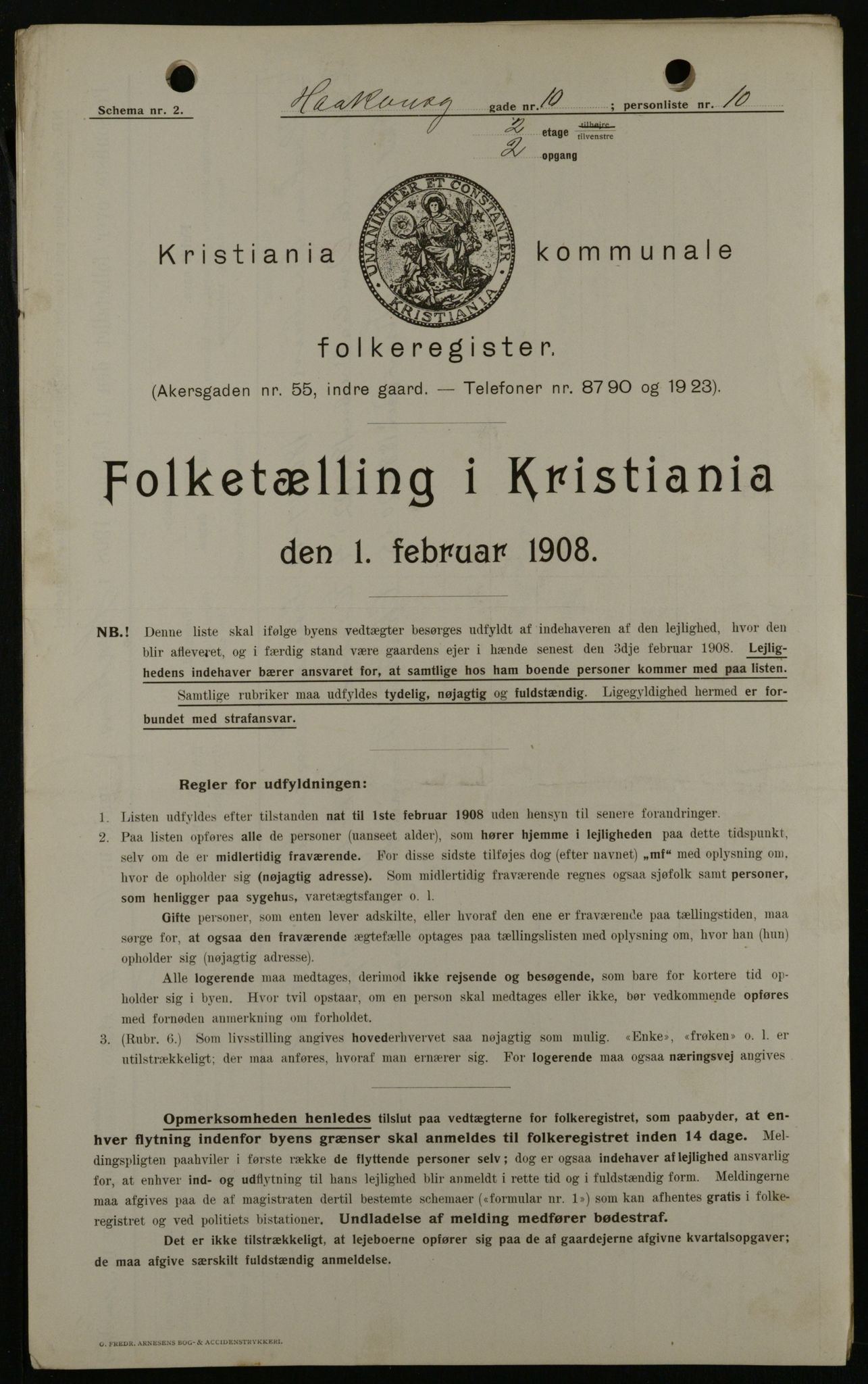 OBA, Municipal Census 1908 for Kristiania, 1908, p. 38427