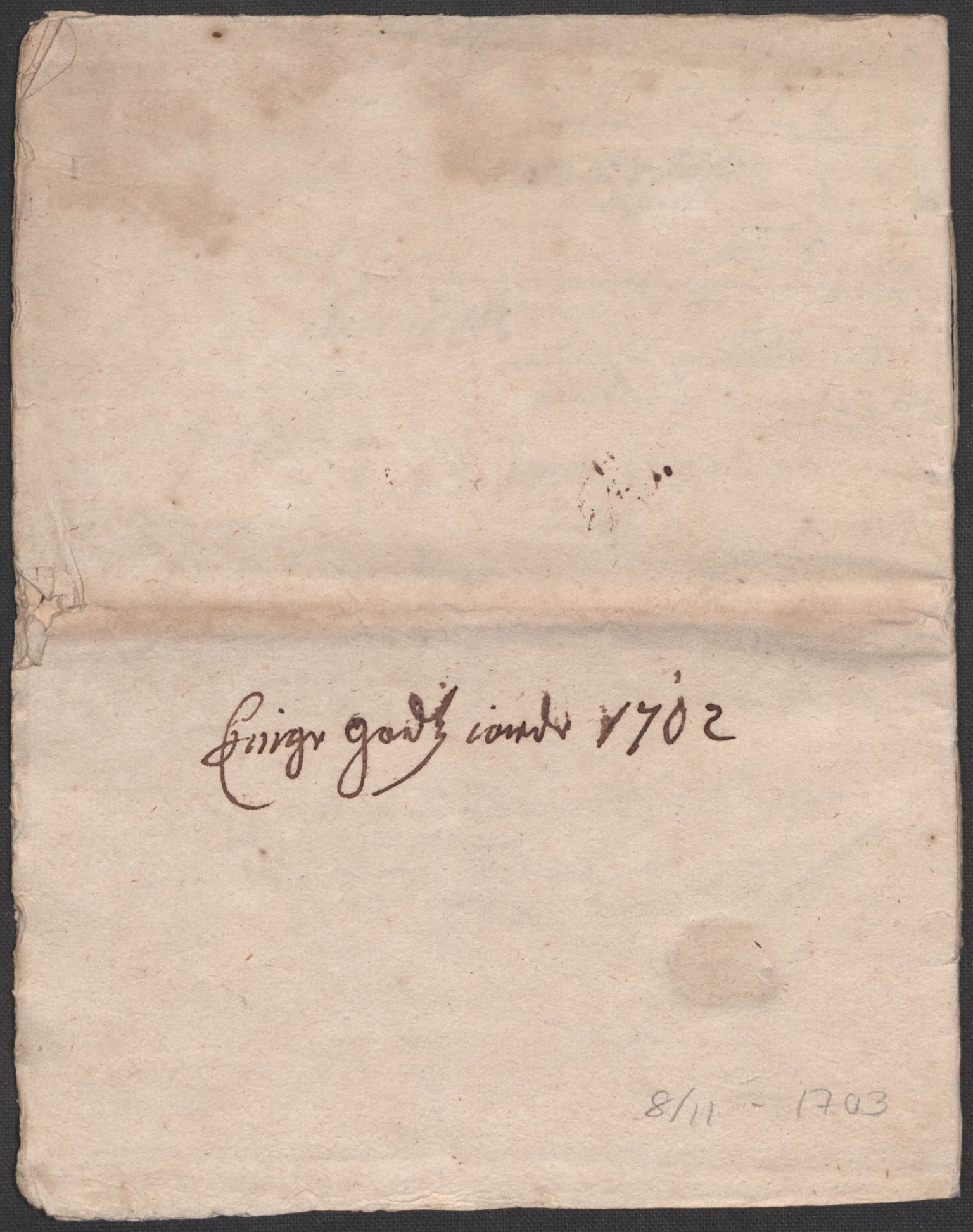 Riksarkivets diplomsamling, AV/RA-EA-5965/F12/L0004: Pk. 7 (I), 1490-1729, p. 110