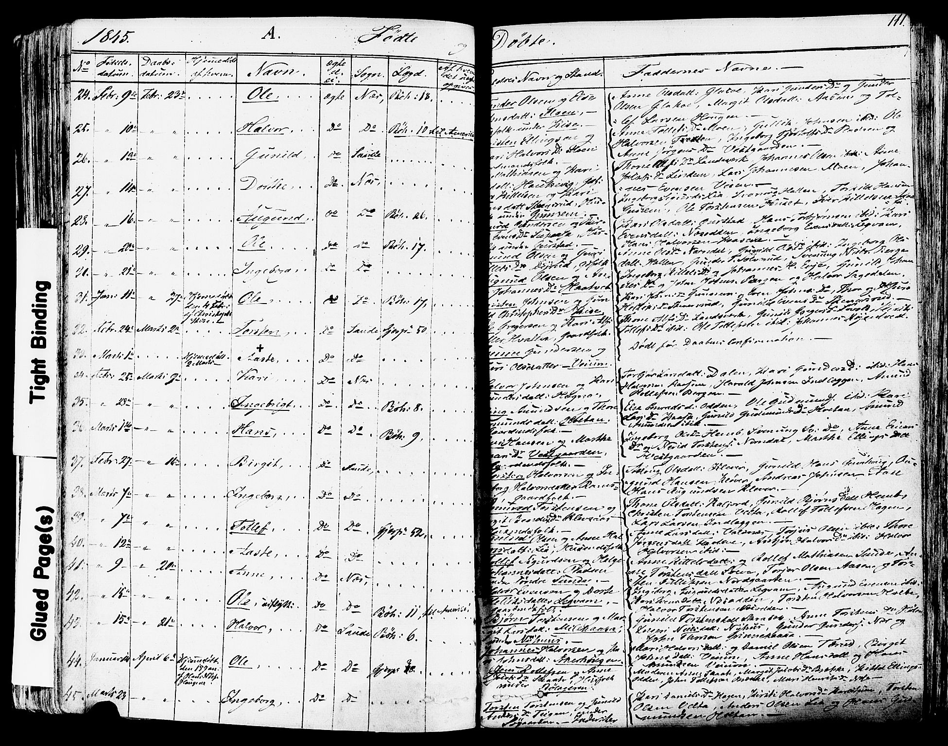 Sauherad kirkebøker, SAKO/A-298/F/Fa/L0006: Parish register (official) no. I 6, 1827-1850, p. 111