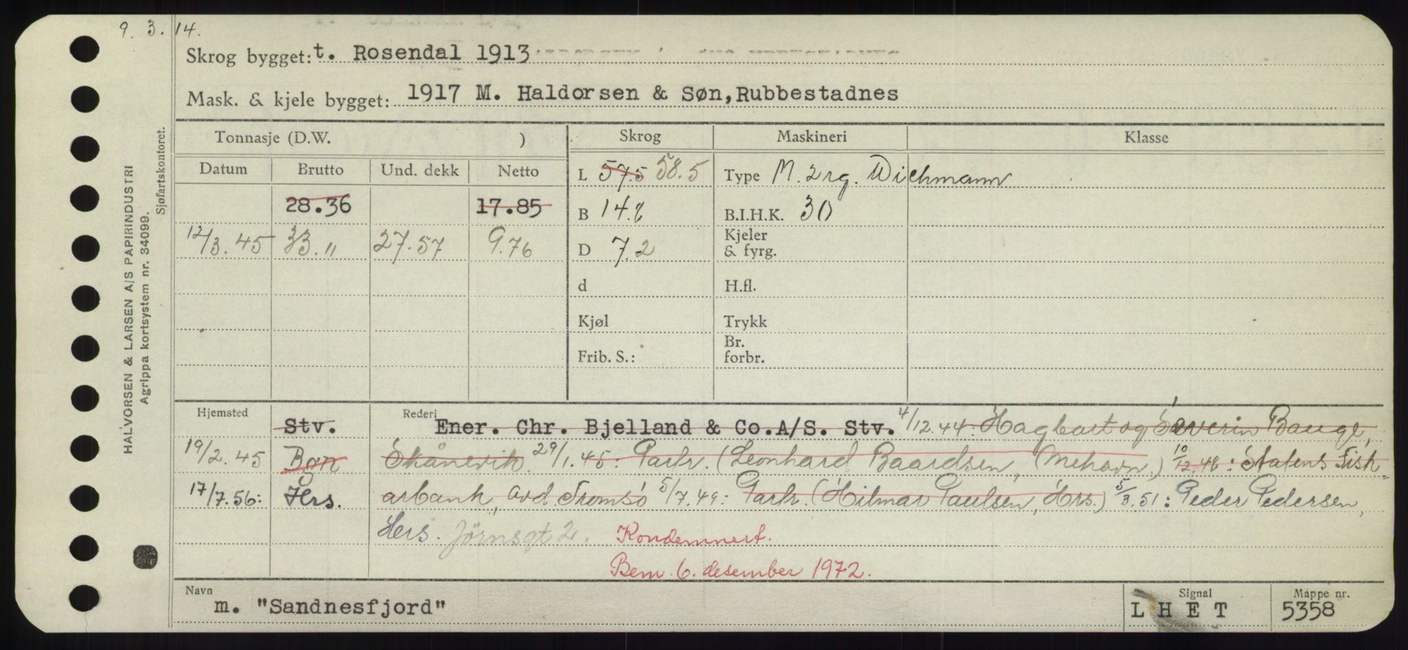 Sjøfartsdirektoratet med forløpere, Skipsmålingen, AV/RA-S-1627/H/Hd/L0032: Fartøy, San-Seve, p. 71