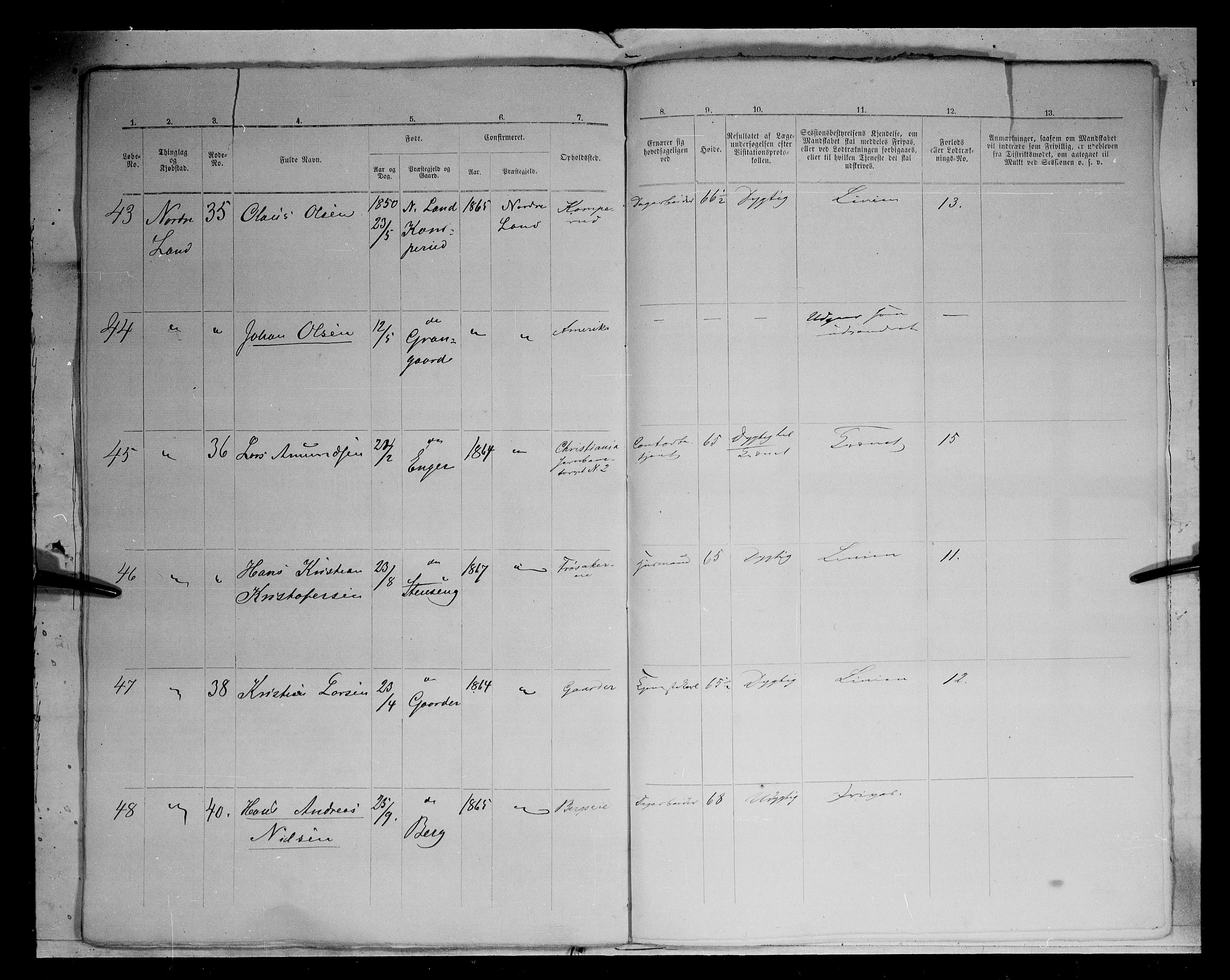 Fylkesmannen i Oppland, AV/SAH-FYO-002/1/K/Kg/L1167: Søndre og Nordre Land, Vestre Toten, 1860-1879, p. 9135