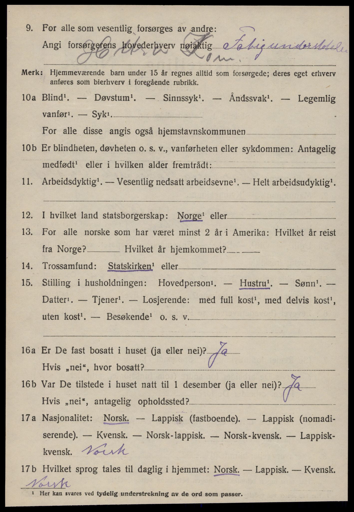 SAT, 1920 census for Hitra, 1920, p. 1786