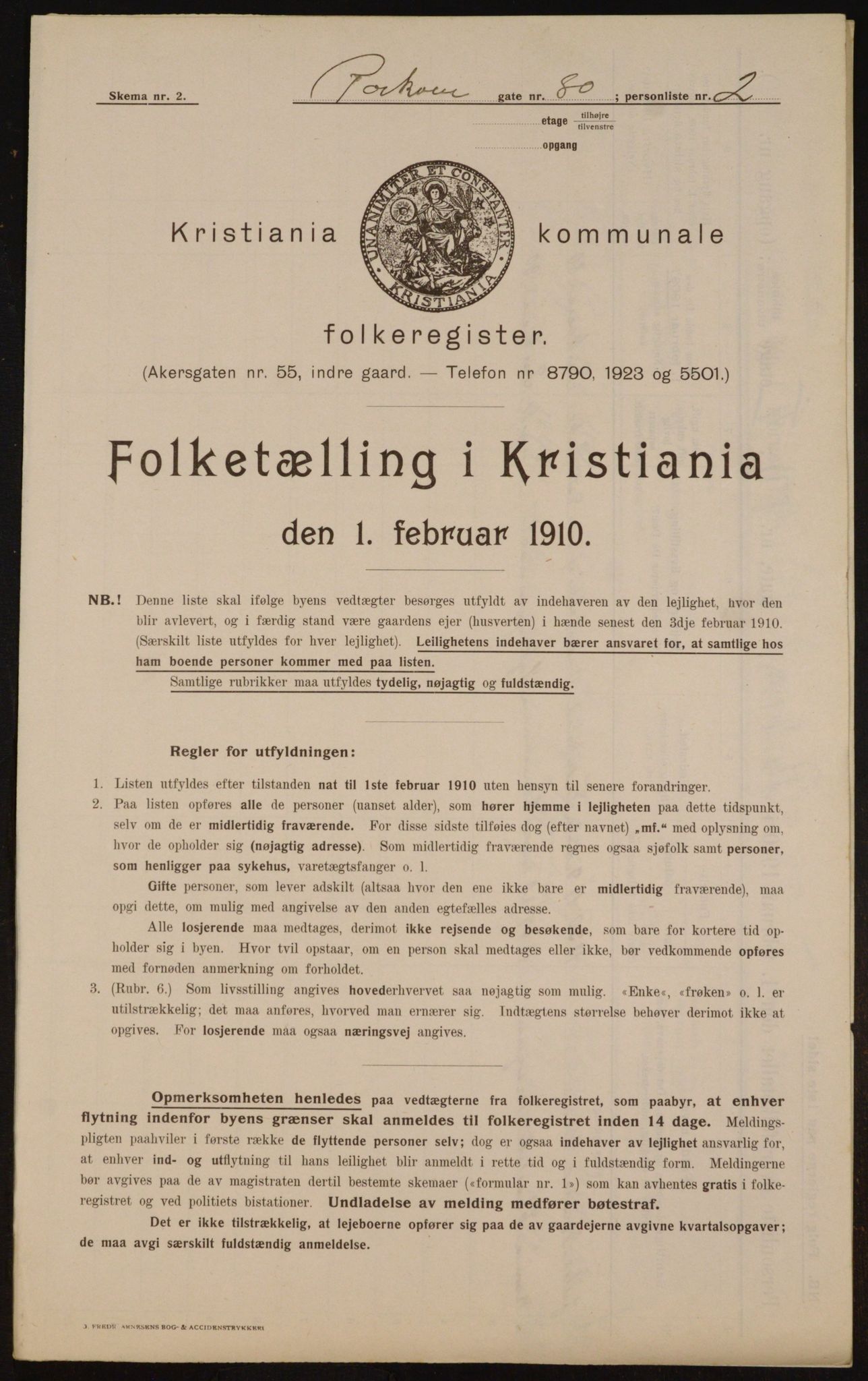 OBA, Municipal Census 1910 for Kristiania, 1910, p. 75472