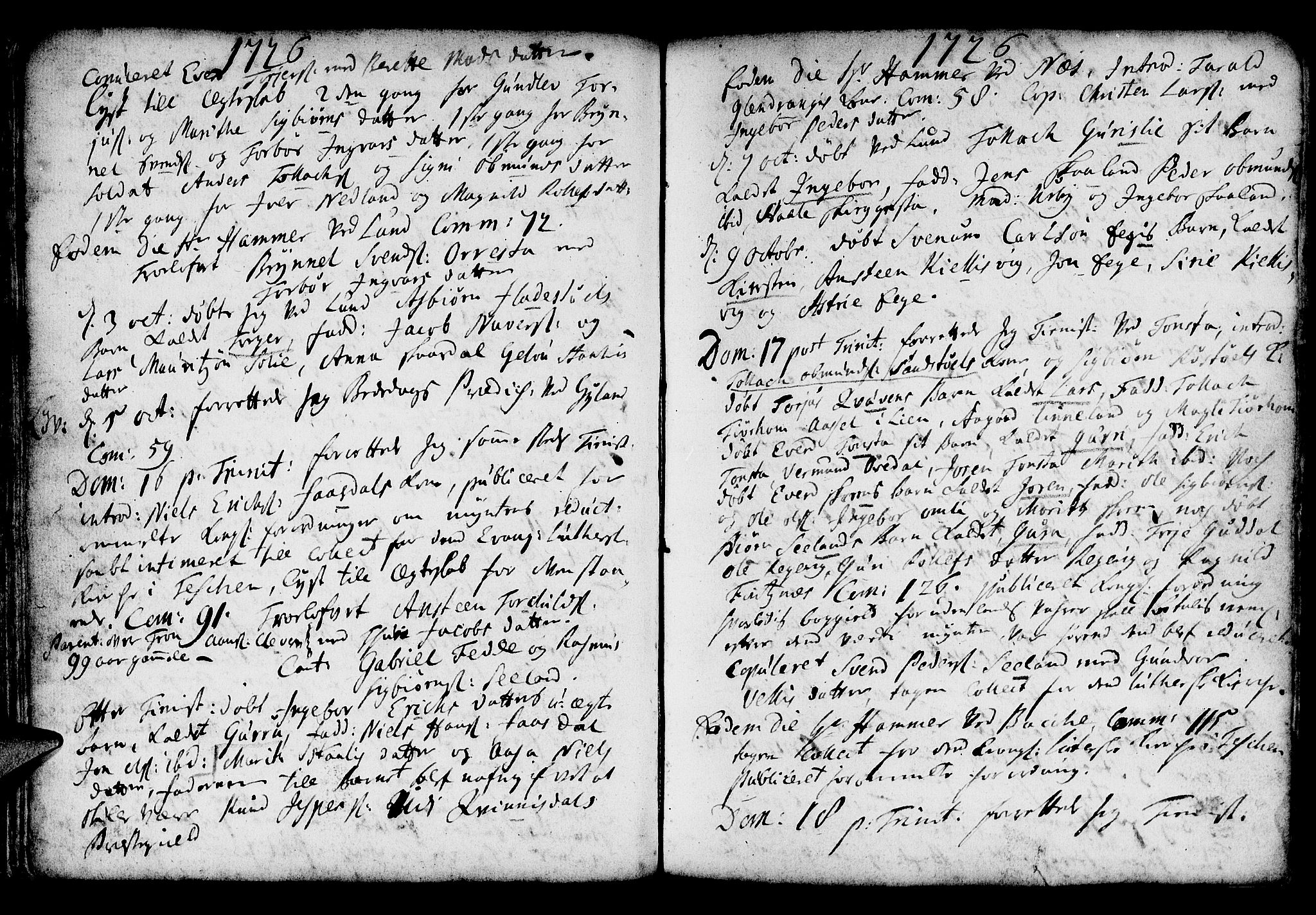 Lund sokneprestkontor, AV/SAST-A-101809/S06/L0001: Parish register (official) no. A 1, 1724-1737