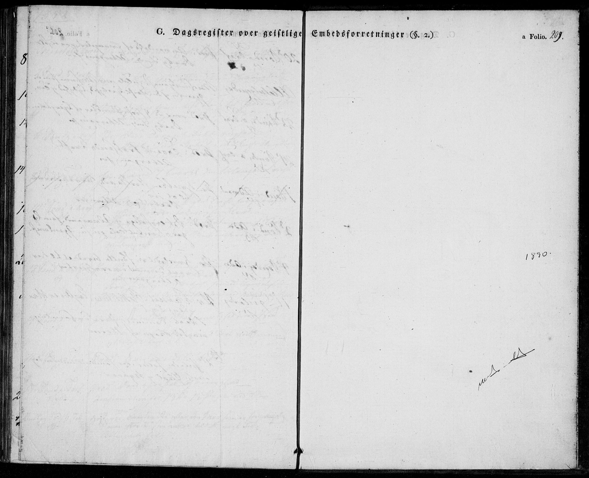 Tveit sokneprestkontor, AV/SAK-1111-0043/F/Fa/L0003: Parish register (official) no. A 3, 1829-1852, p. 209