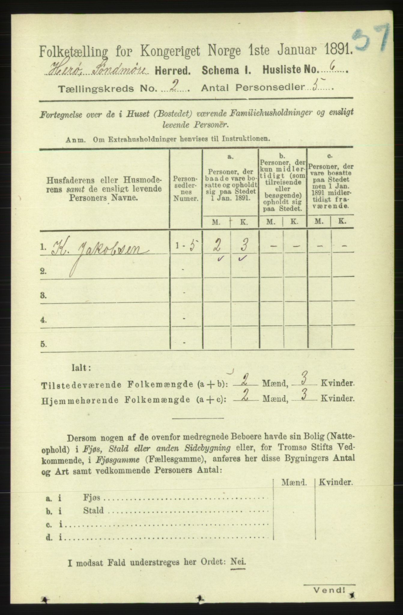 RA, 1891 census for 1515 Herøy, 1891, p. 451