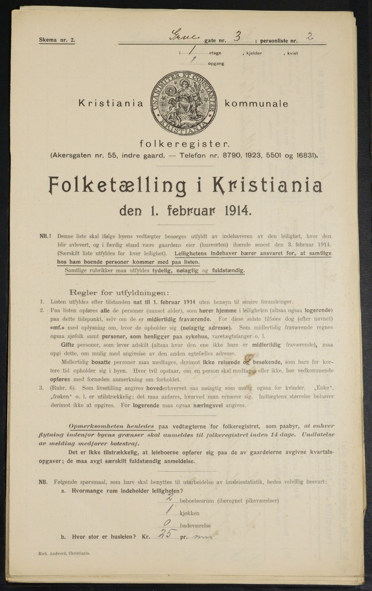 OBA, Municipal Census 1914 for Kristiania, 1914, p. 30362