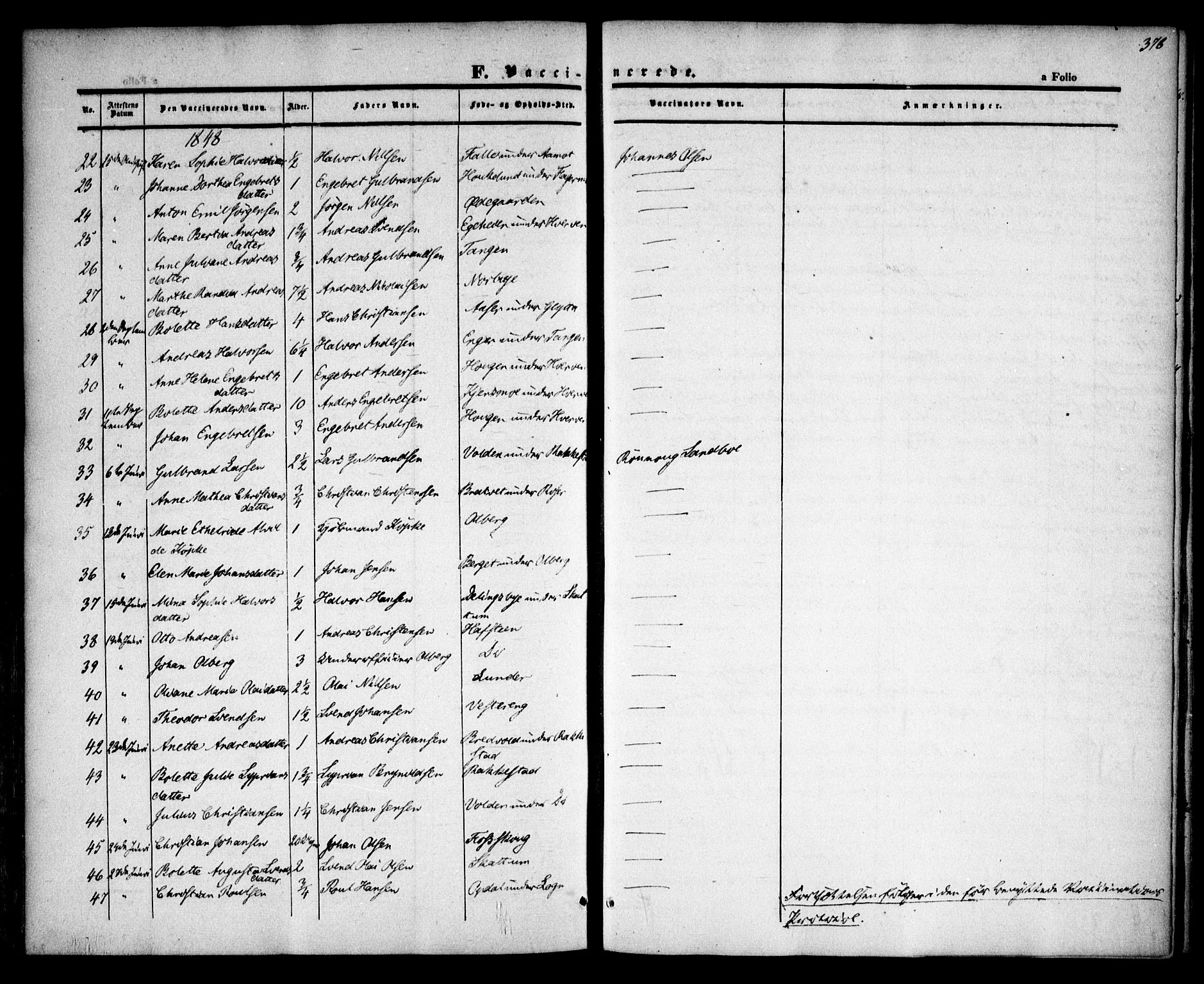 Høland prestekontor Kirkebøker, AV/SAO-A-10346a/F/Fa/L0009: Parish register (official) no. I 9, 1846-1853, p. 378