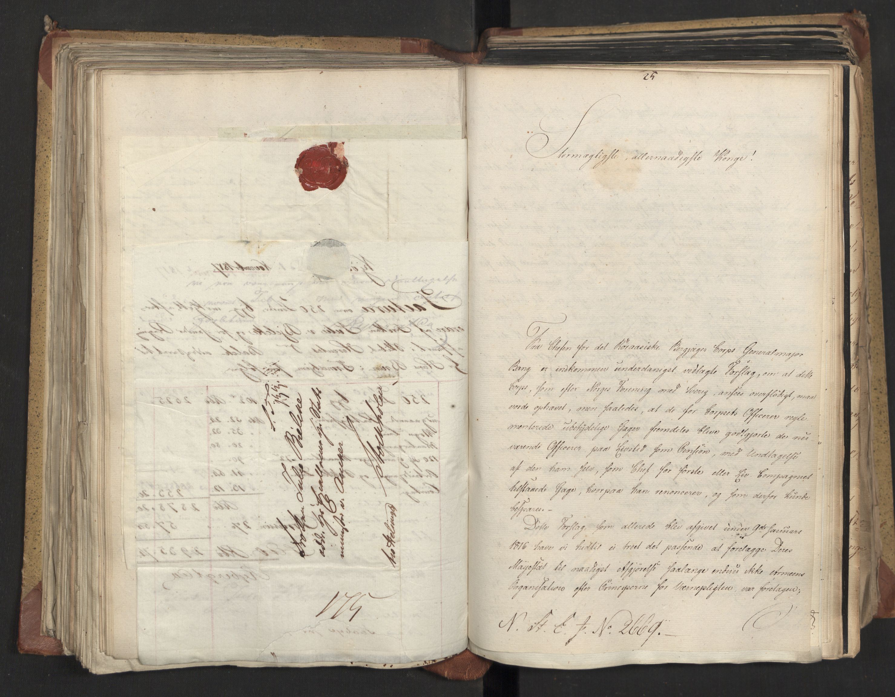 Statsrådsavdelingen i Stockholm, AV/RA-S-1003/D/Da/L0012: Regjeringsinnstillinger nr. 2587-2760, 1818, p. 276