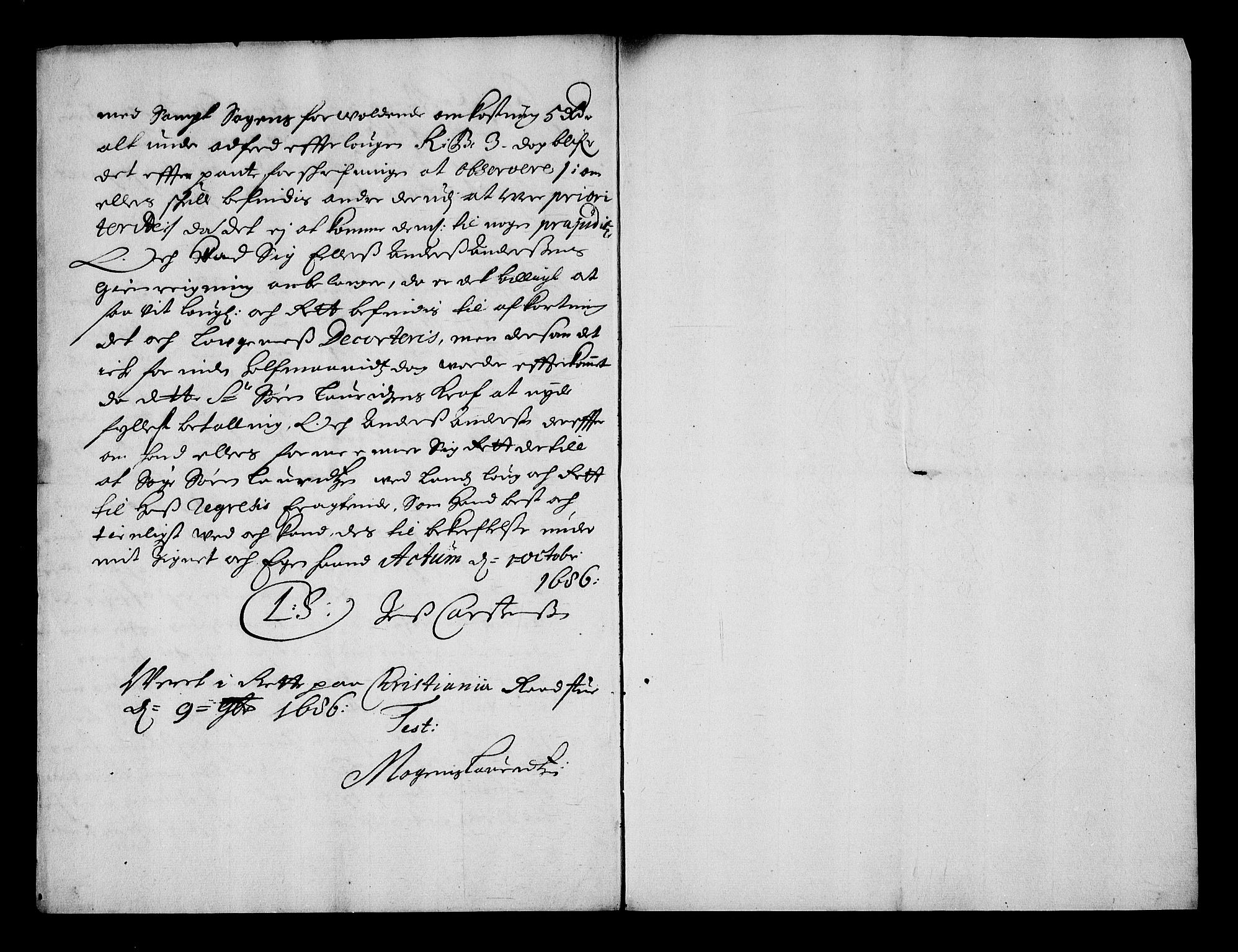 Stattholderembetet 1572-1771, RA/EA-2870/Af/L0002: Avskrifter av vedlegg til originale supplikker, nummerert i samsvar med supplikkbøkene, 1687-1689, p. 77