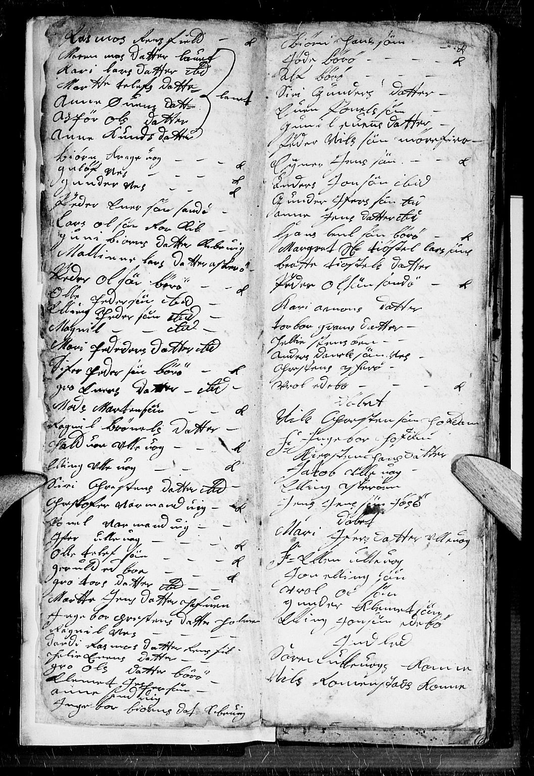 Dypvåg sokneprestkontor, AV/SAK-1111-0007/F/Fb/Fba/L0003: Parish register (copy) no. B 3, 1715-1738, p. 2