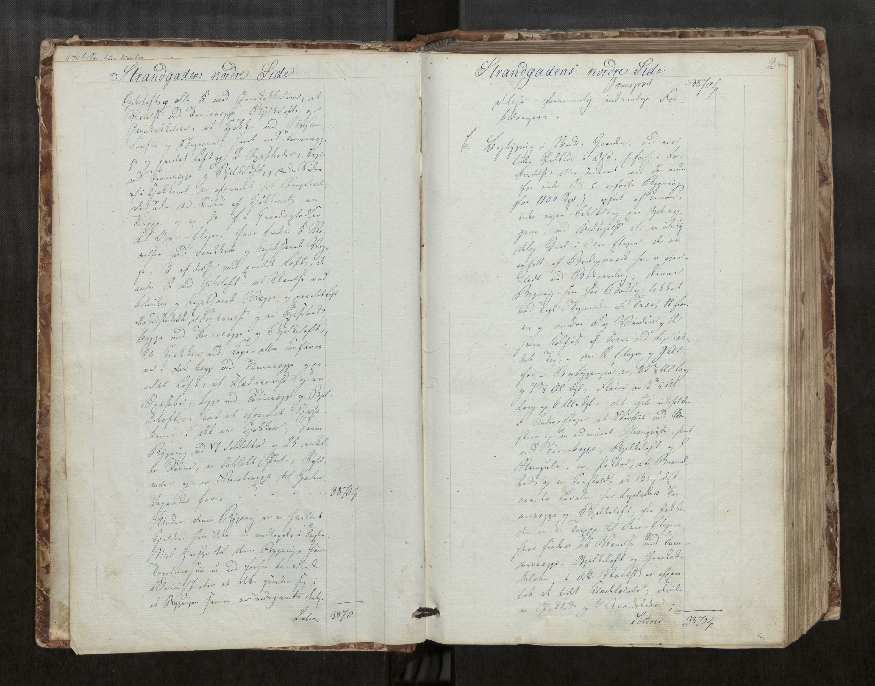 Norges Brannkasse Trondheim magistrat, AV/SAT-A-5590/Fa/L0022: Branntakstprotokoll C, 1846, p. 1b-2a