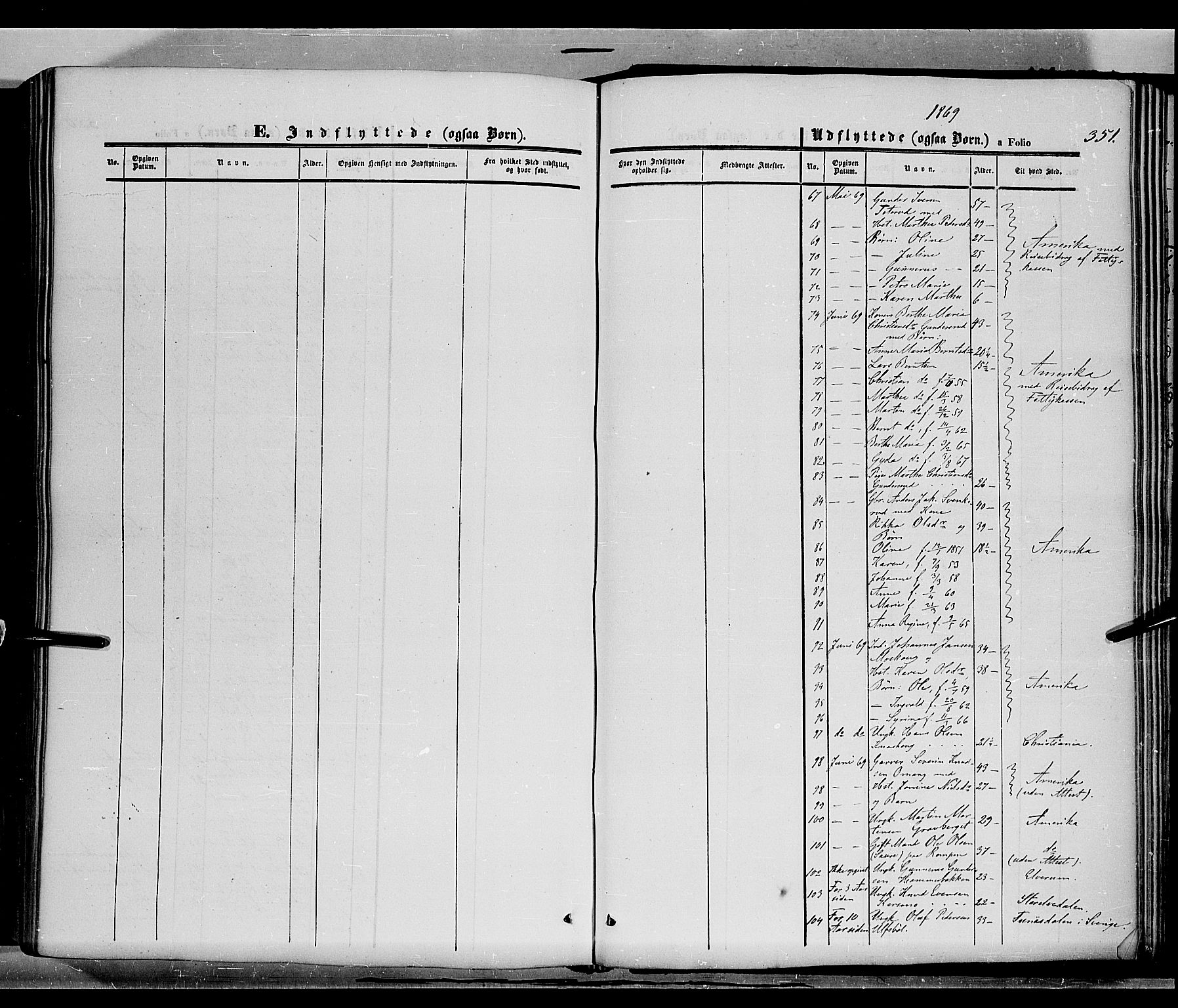 Våler prestekontor, Hedmark, AV/SAH-PREST-040/H/Ha/Haa/L0001: Parish register (official) no. 1, 1849-1878, p. 351