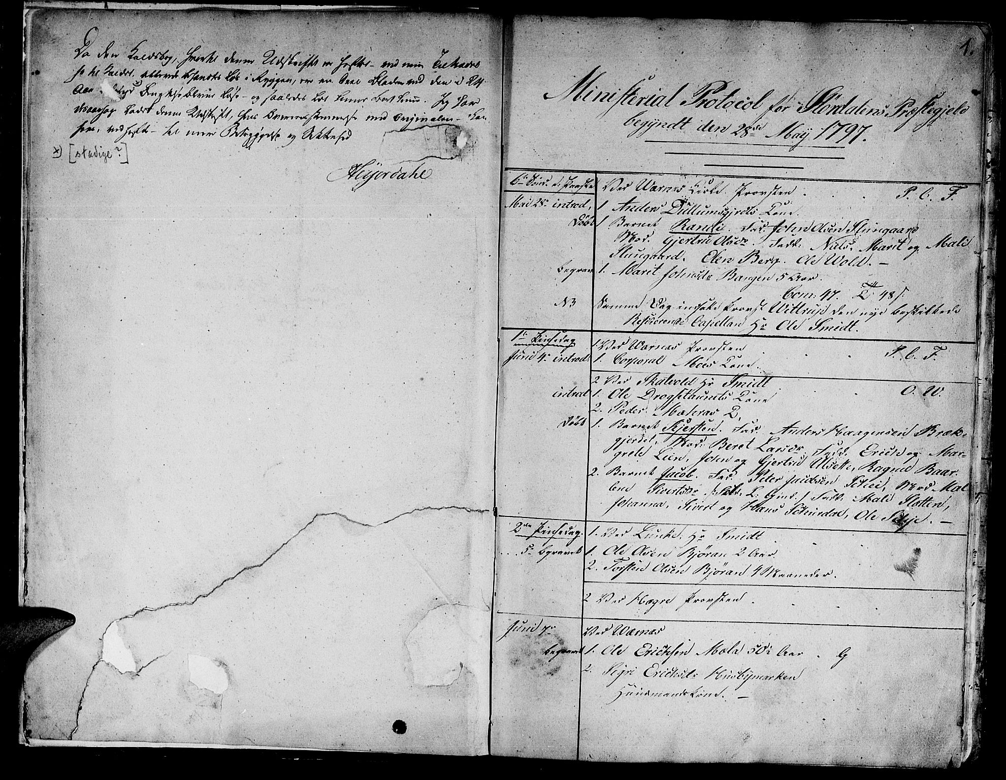 Ministerialprotokoller, klokkerbøker og fødselsregistre - Nord-Trøndelag, SAT/A-1458/709/L0060: Parish register (official) no. 709A07, 1797-1815, p. 0-1