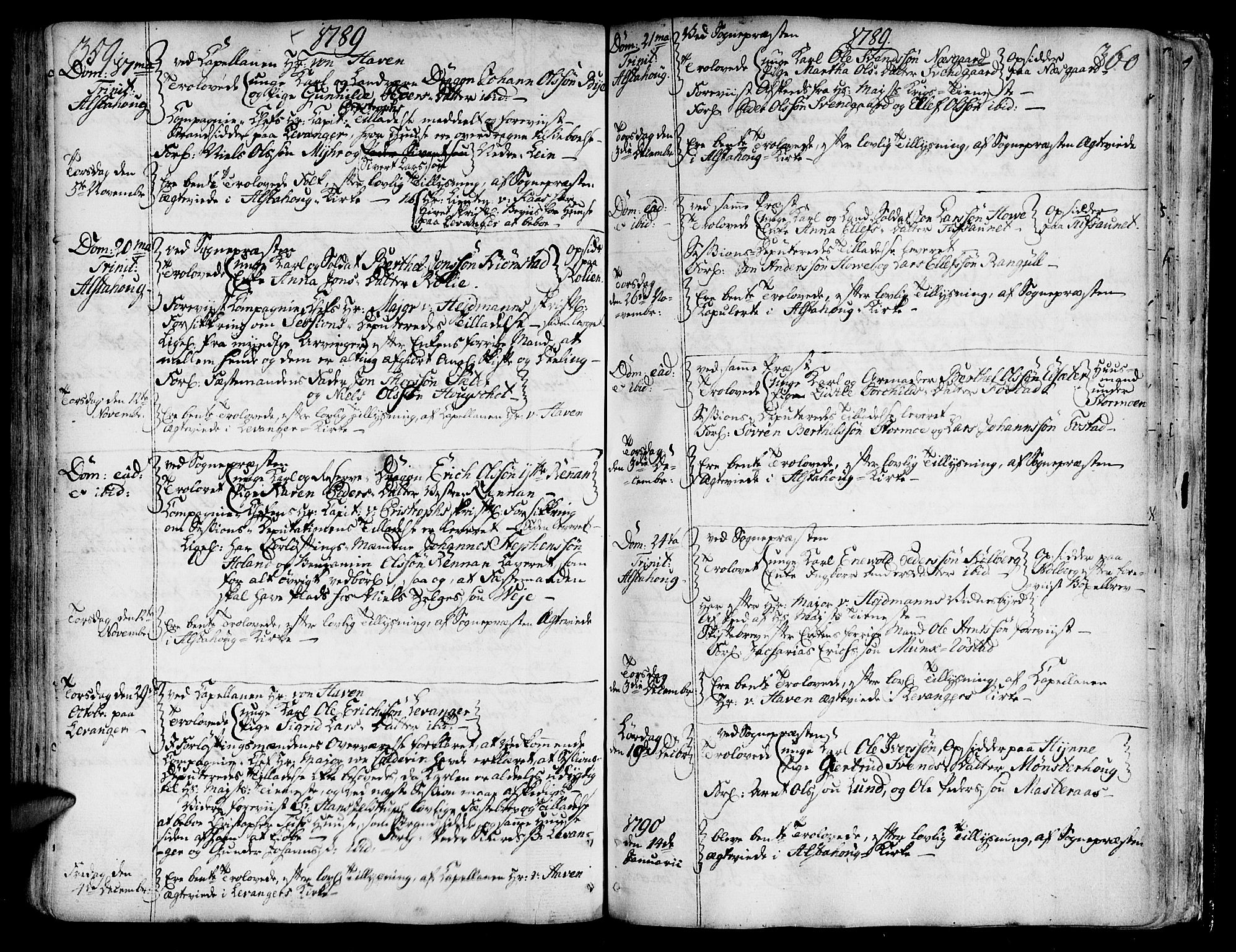 Ministerialprotokoller, klokkerbøker og fødselsregistre - Nord-Trøndelag, SAT/A-1458/717/L0141: Parish register (official) no. 717A01, 1747-1803, p. 359-360