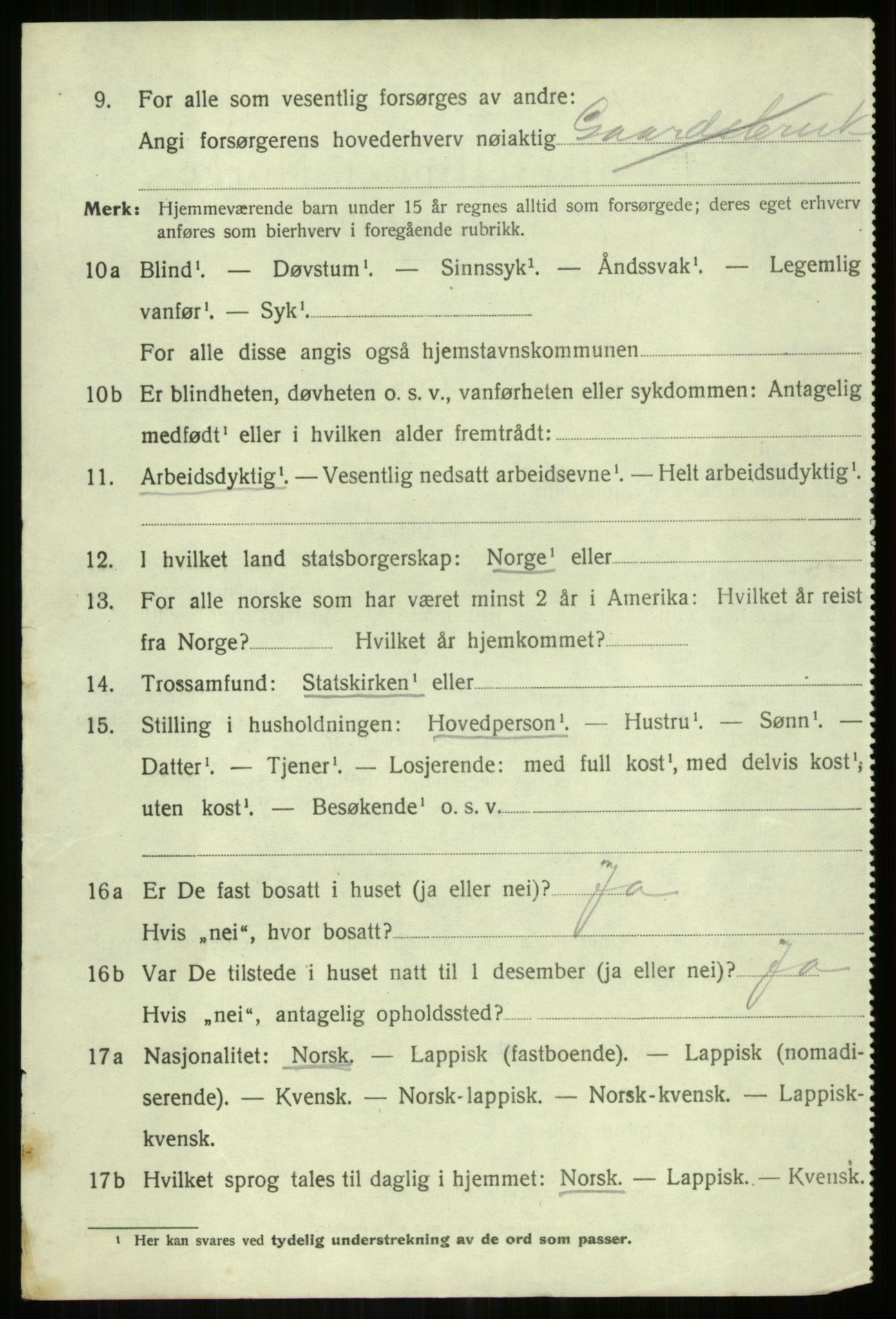 SATØ, 1920 census for Målselv, 1920, p. 8618