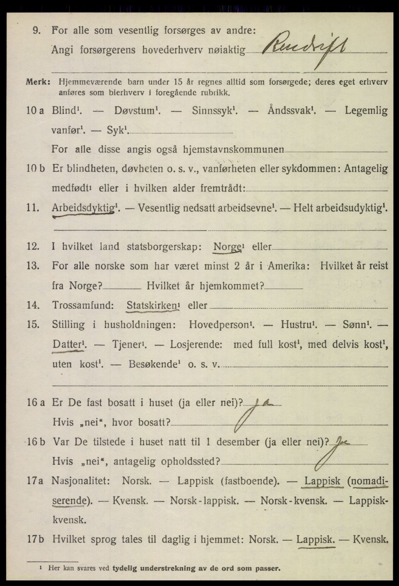 SAT, 1920 census for Bindal, 1920, p. 5416