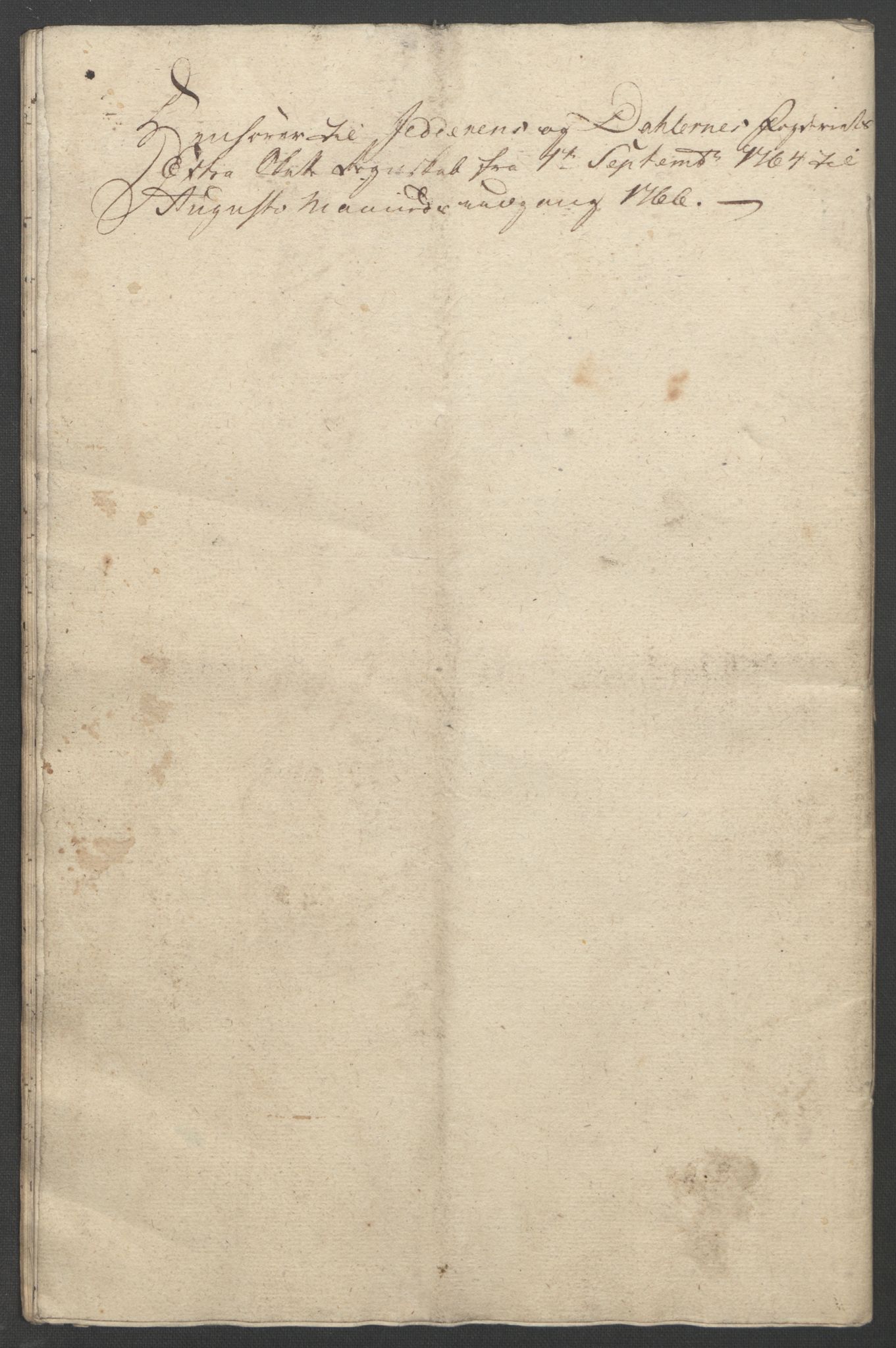 Rentekammeret inntil 1814, Reviderte regnskaper, Fogderegnskap, RA/EA-4092/R46/L2836: Ekstraskatten Jæren og Dalane, 1764-1766, p. 190