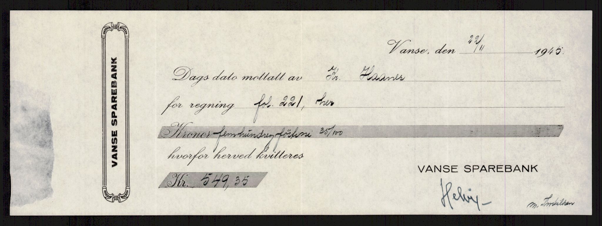 Forsvarsdepartementet, 10. kontor / Oppgjørskontoret, AV/RA-RAFA-1225/D/Db/L0178: Lista oppgjørskontor, 1941-1947, p. 1060