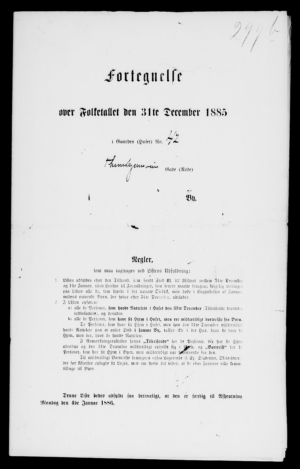 RA, 1885 census for 0301 Kristiania, 1885, p. 12211