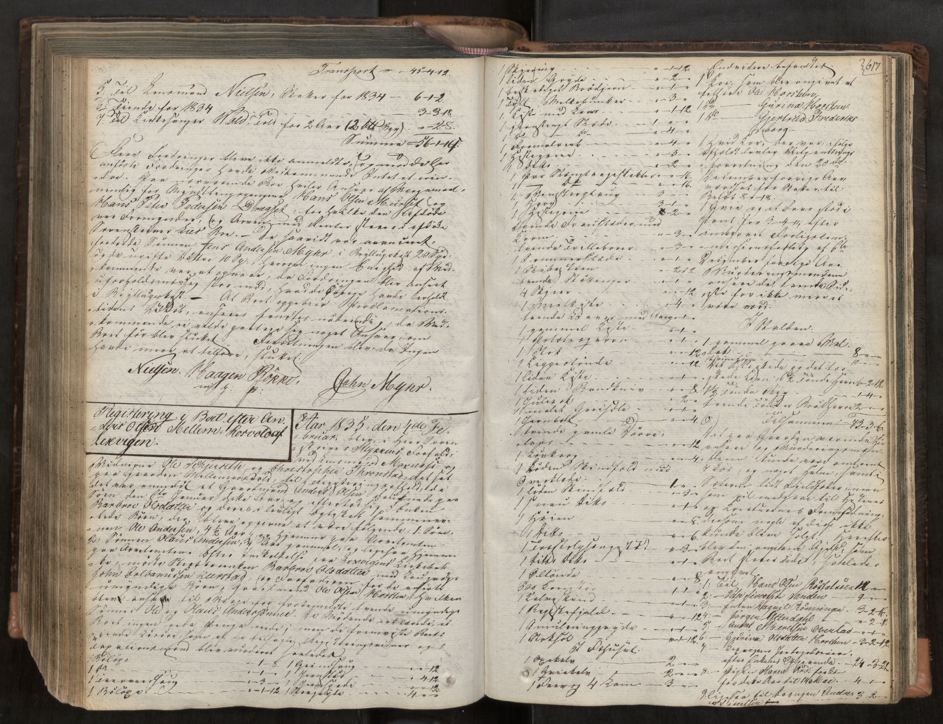 Stjør- og Verdal sorenskriveri, AV/SAT-A-4167/1/3/3Ca/L0001: Skifteregistreringsprotokoll, 1823-1837, p. 617