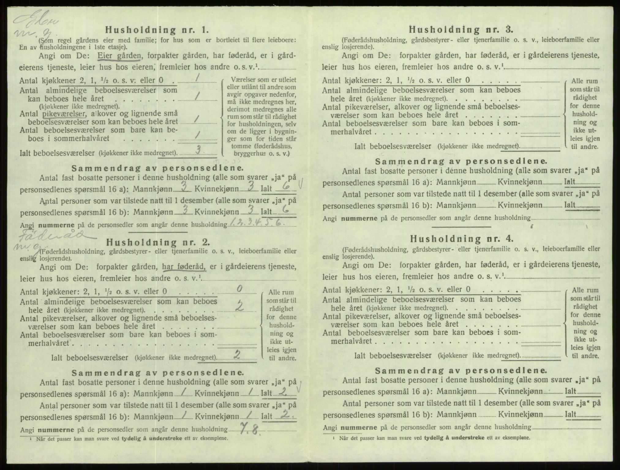 SAB, 1920 census for Eid, 1920, p. 471