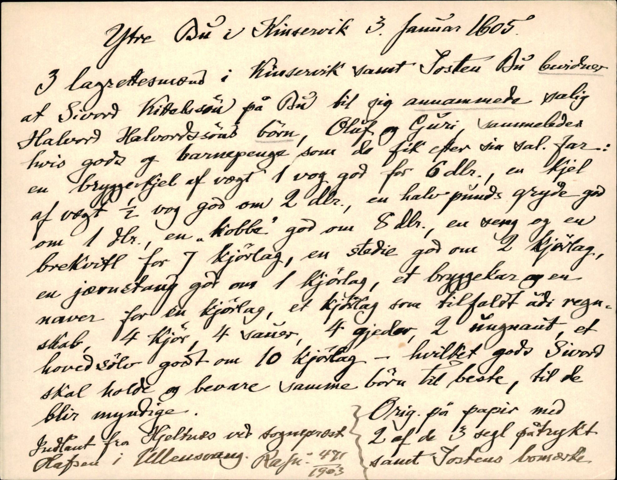 Riksarkivets diplomsamling, AV/RA-EA-5965/F35/F35d/L0002: Innlånte diplomer, seddelregister, 1592-1620, p. 425