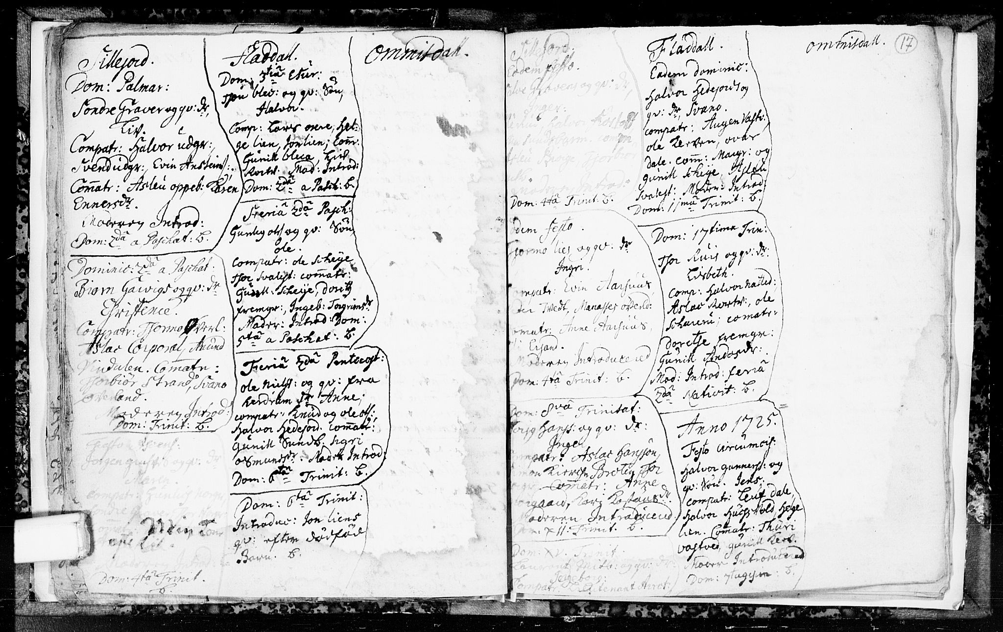Seljord kirkebøker, SAKO/A-20/F/Fa/L0003: Parish register (official) no. I 3, 1714-1725, p. 17