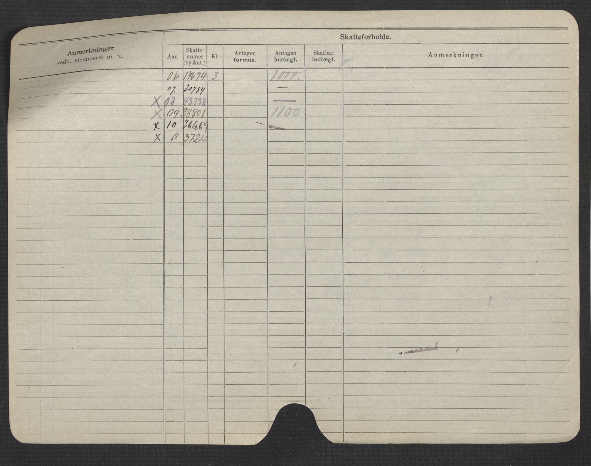 Oslo folkeregister, Registerkort, AV/SAO-A-11715/F/Fa/Fac/L0007: Menn, 1906-1914, p. 380b