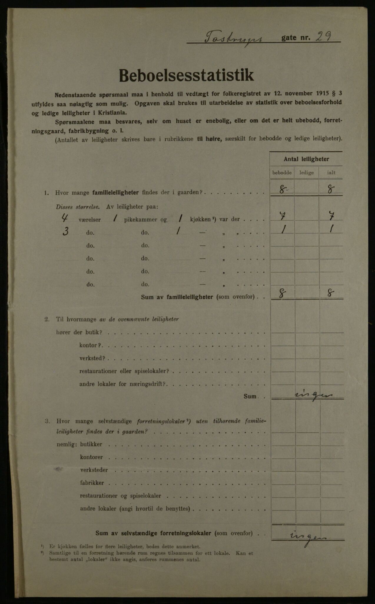 OBA, Municipal Census 1923 for Kristiania, 1923, p. 127049