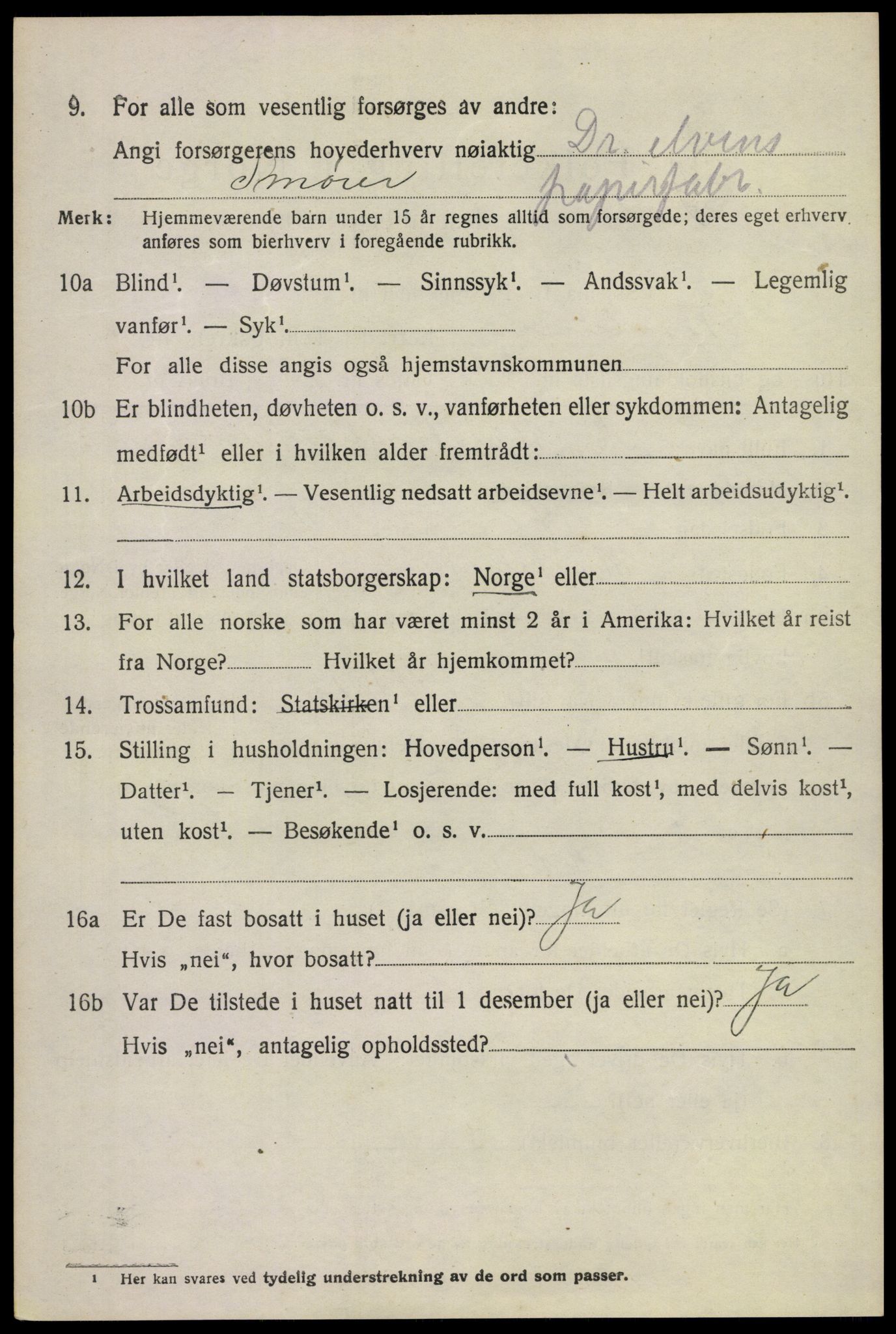 SAKO, 1920 census for Modum, 1920, p. 9024